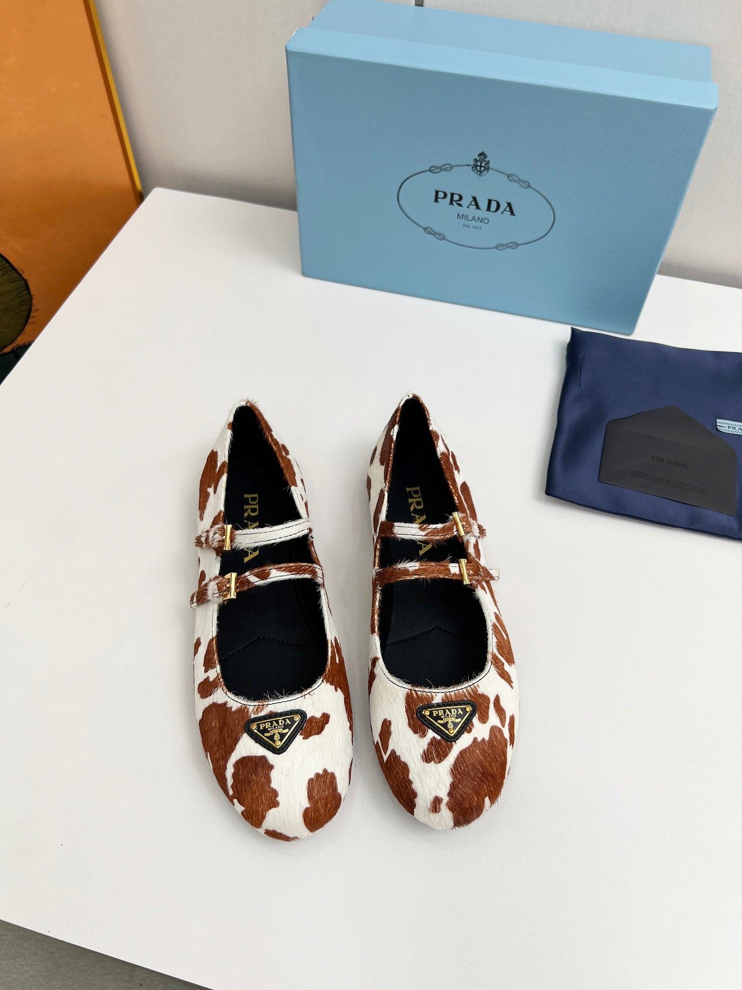 Prada Ethereal Elegance Ballet Flats