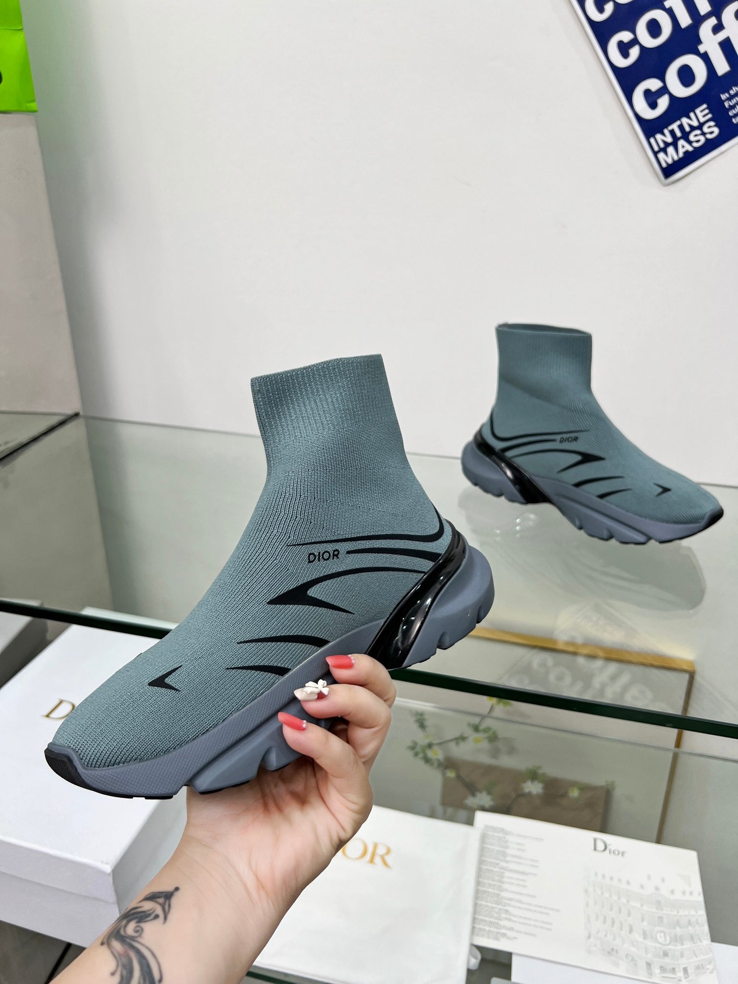 Dior Urban Glide Pull-On Boot Sneakers