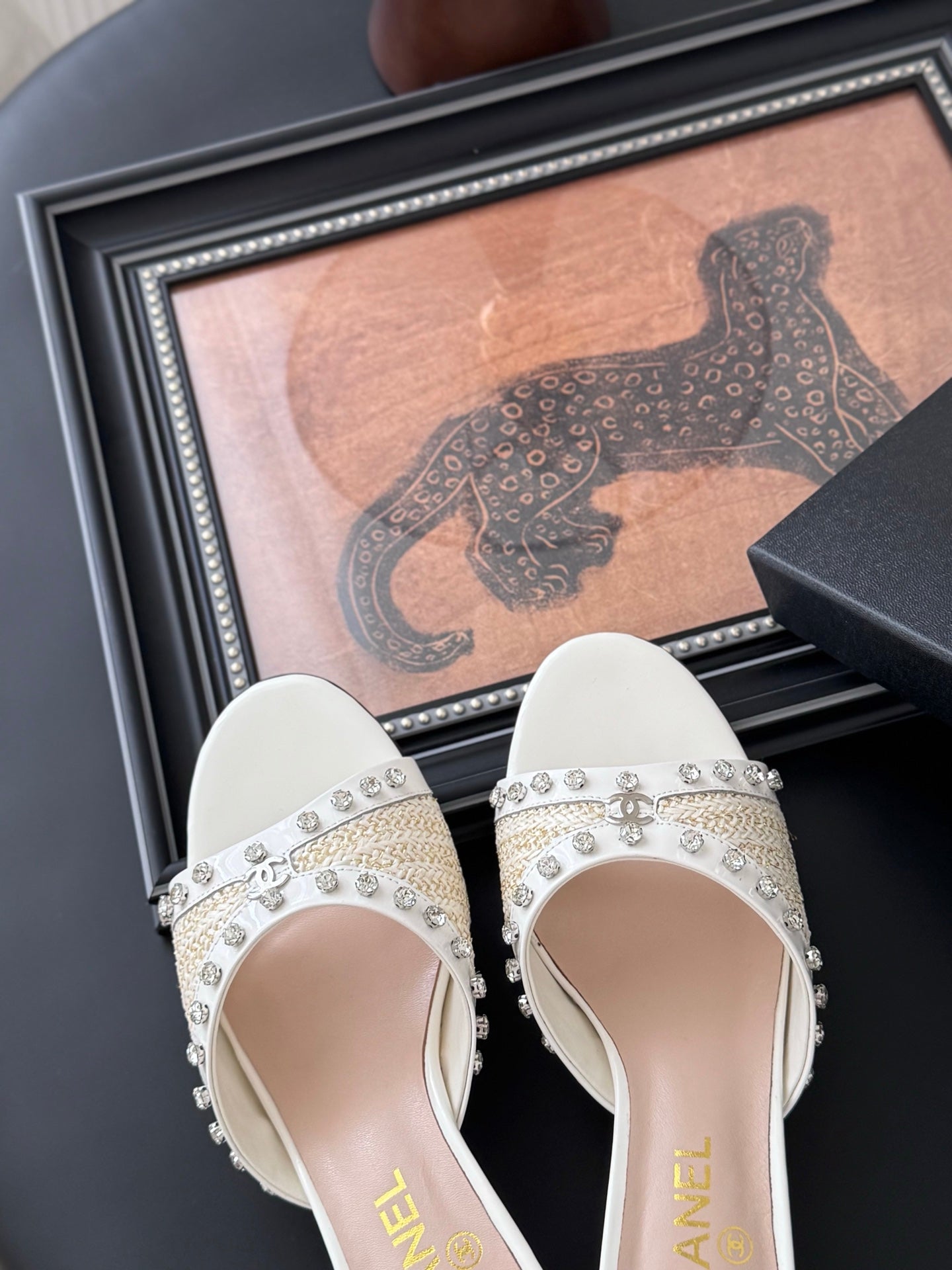 Chanel Timeless Elegance Leather Sandals