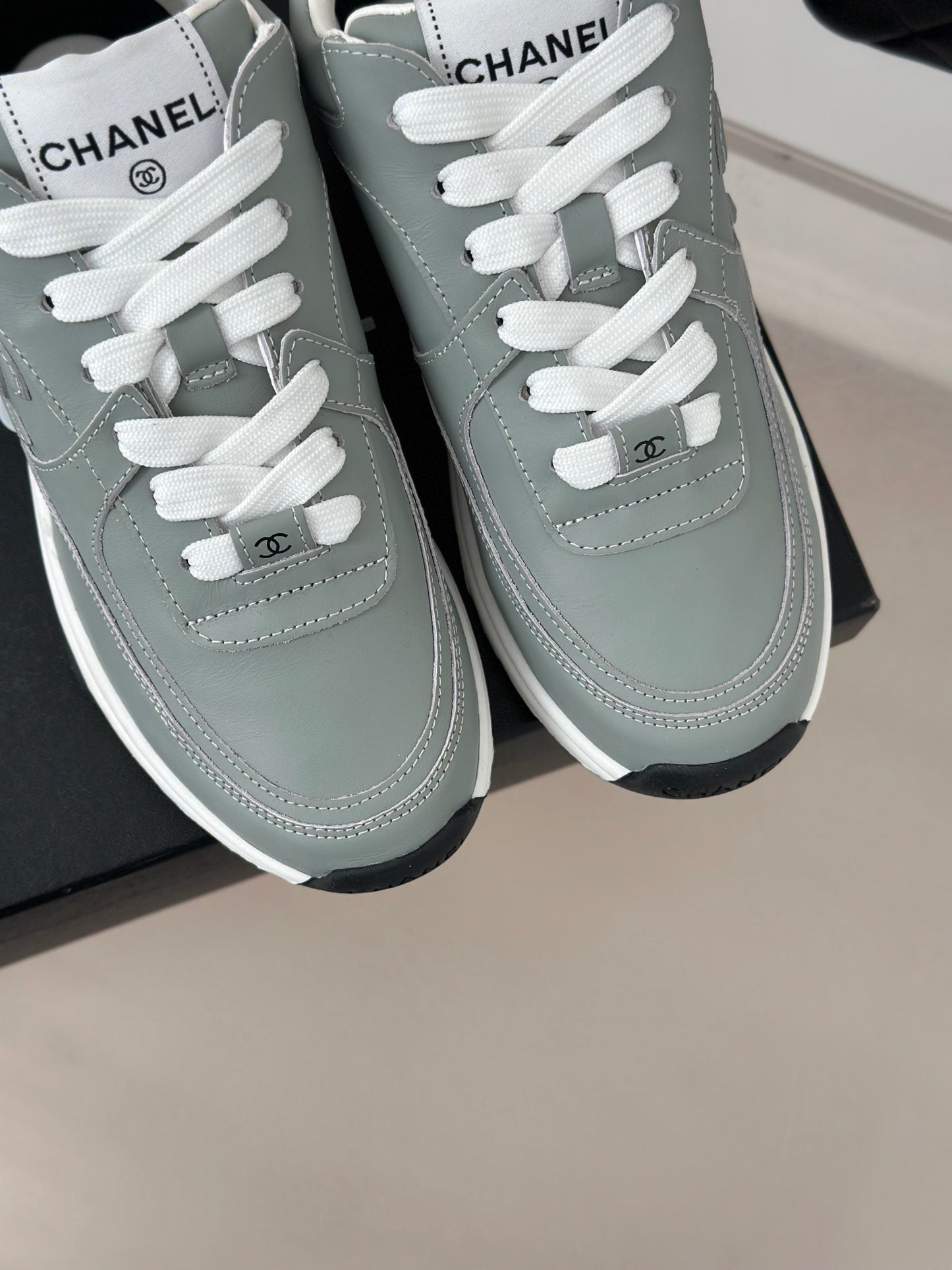 Chanel White Sneakers