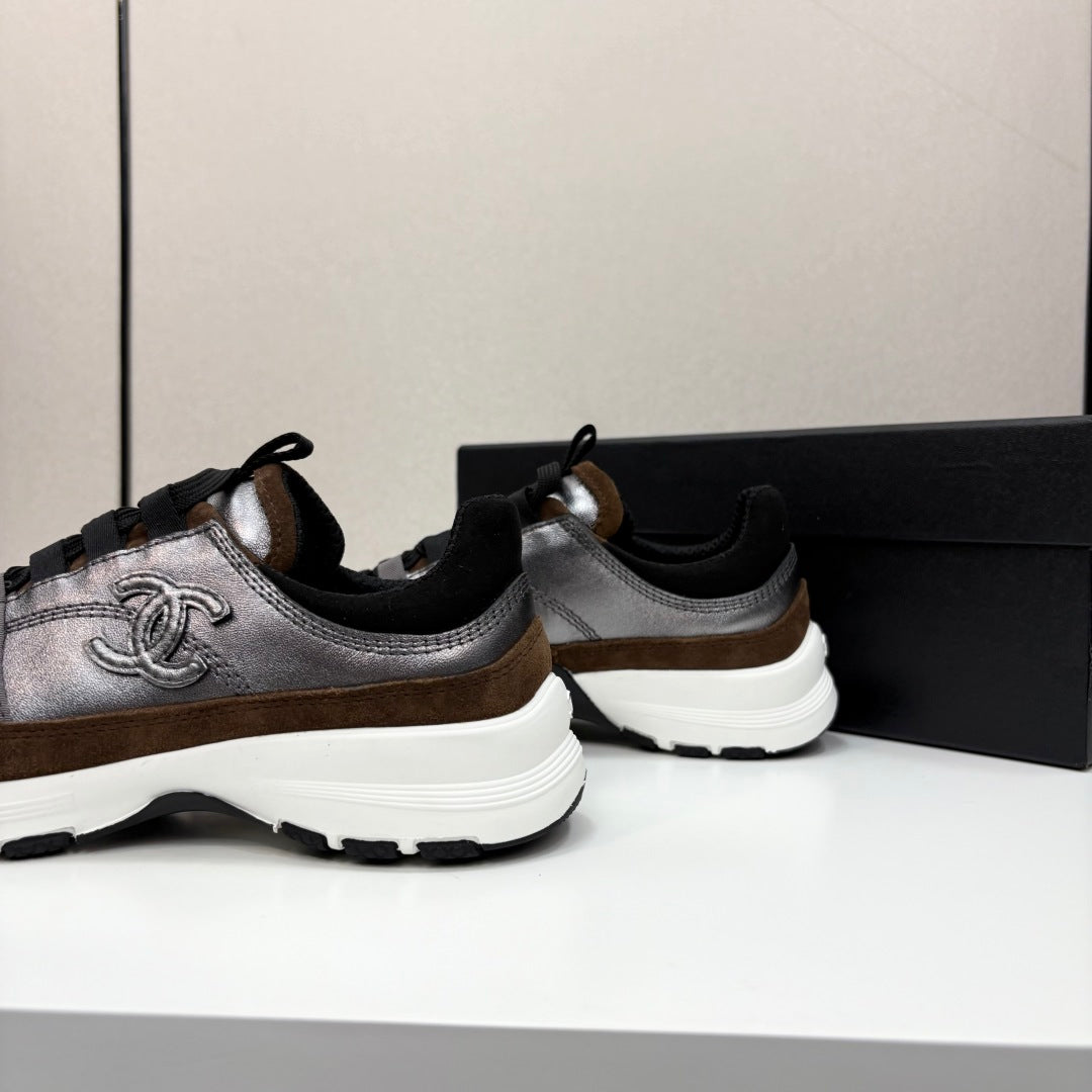 Chanel White Designer Sneakers