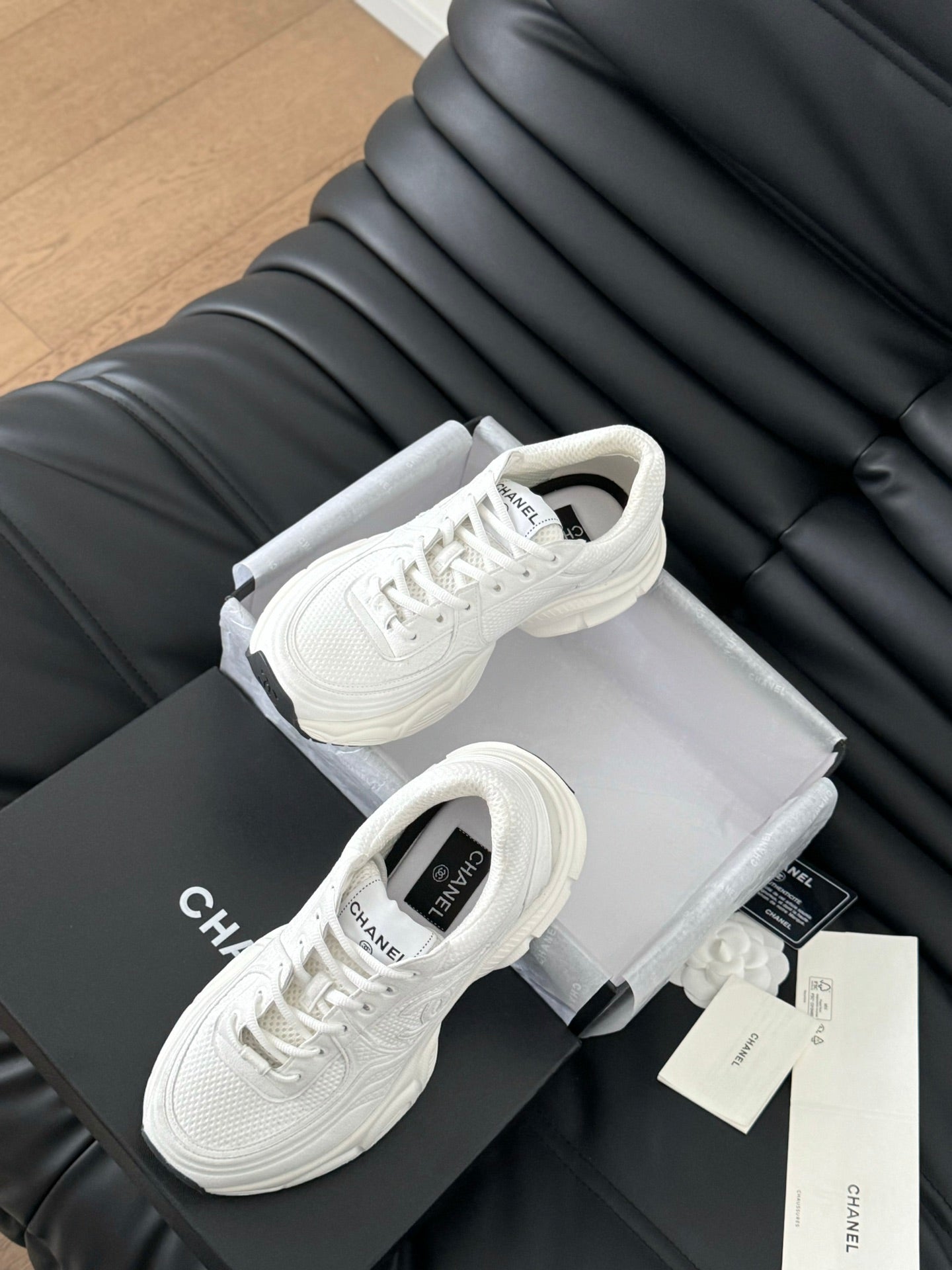 Chanel White Sneakers