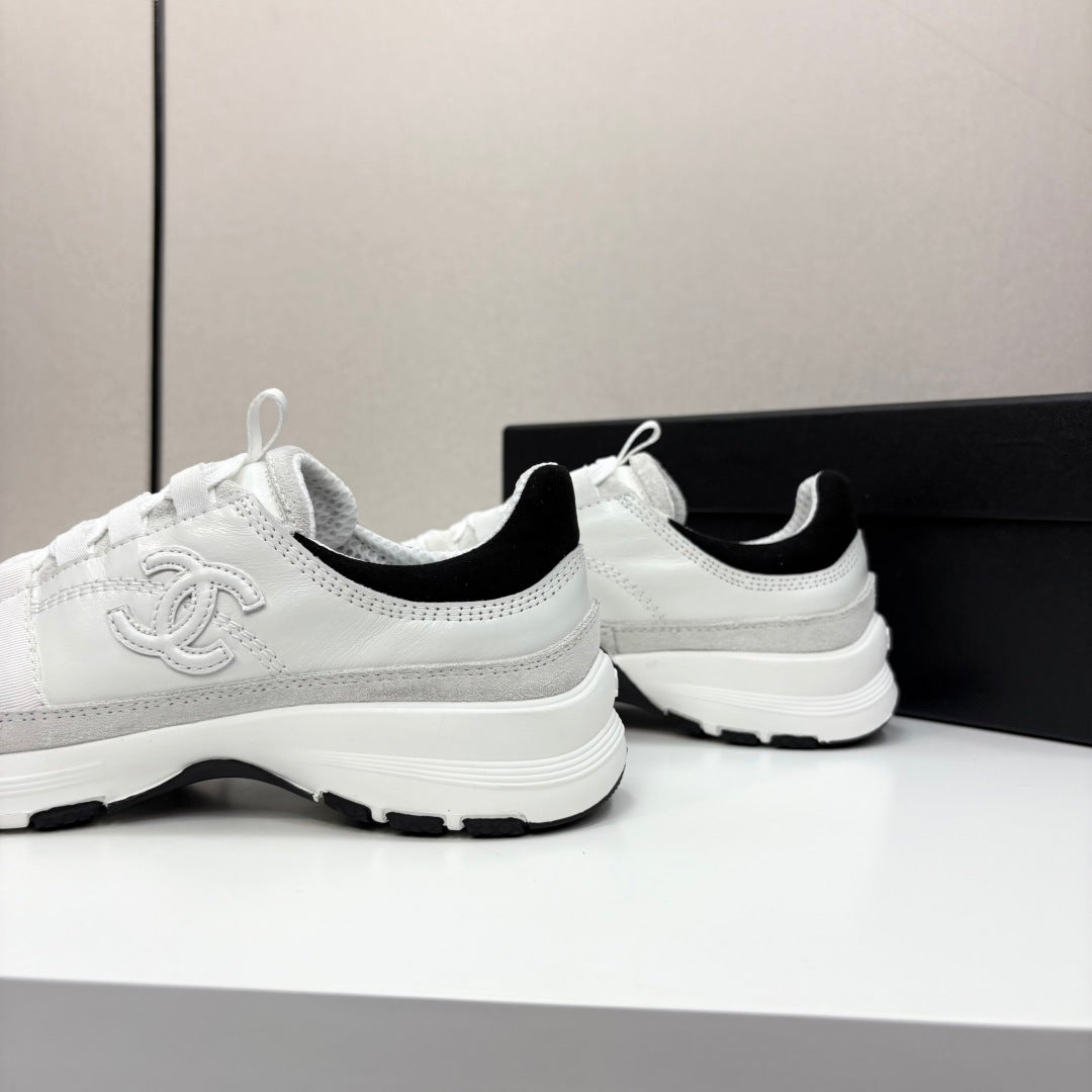 Chanel White Designer Sneakers
