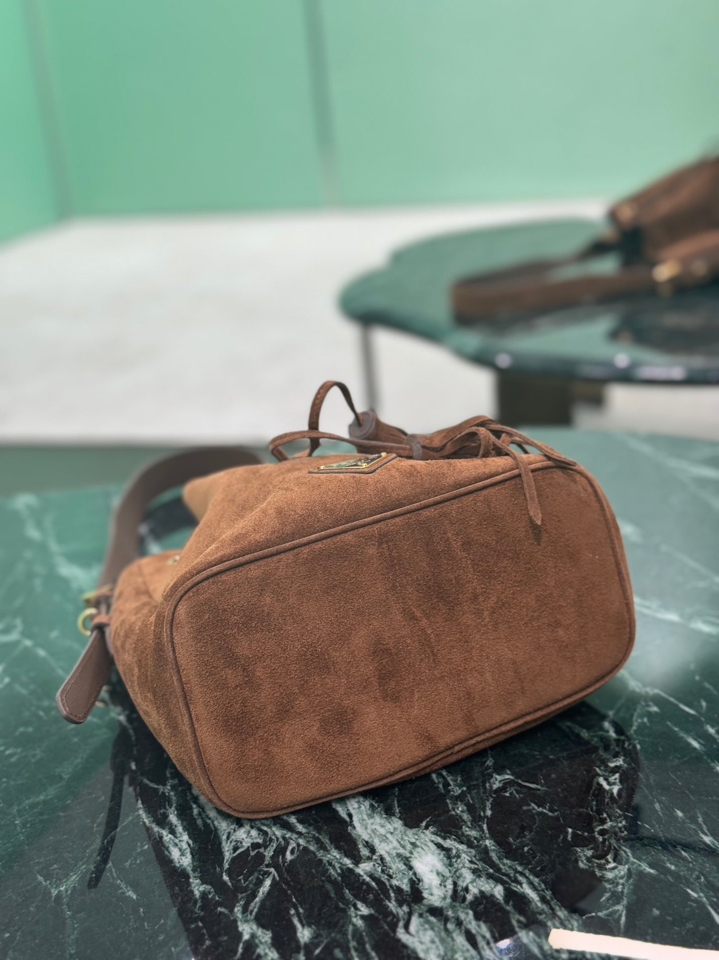 Prada Velvet Essence Suede Tote