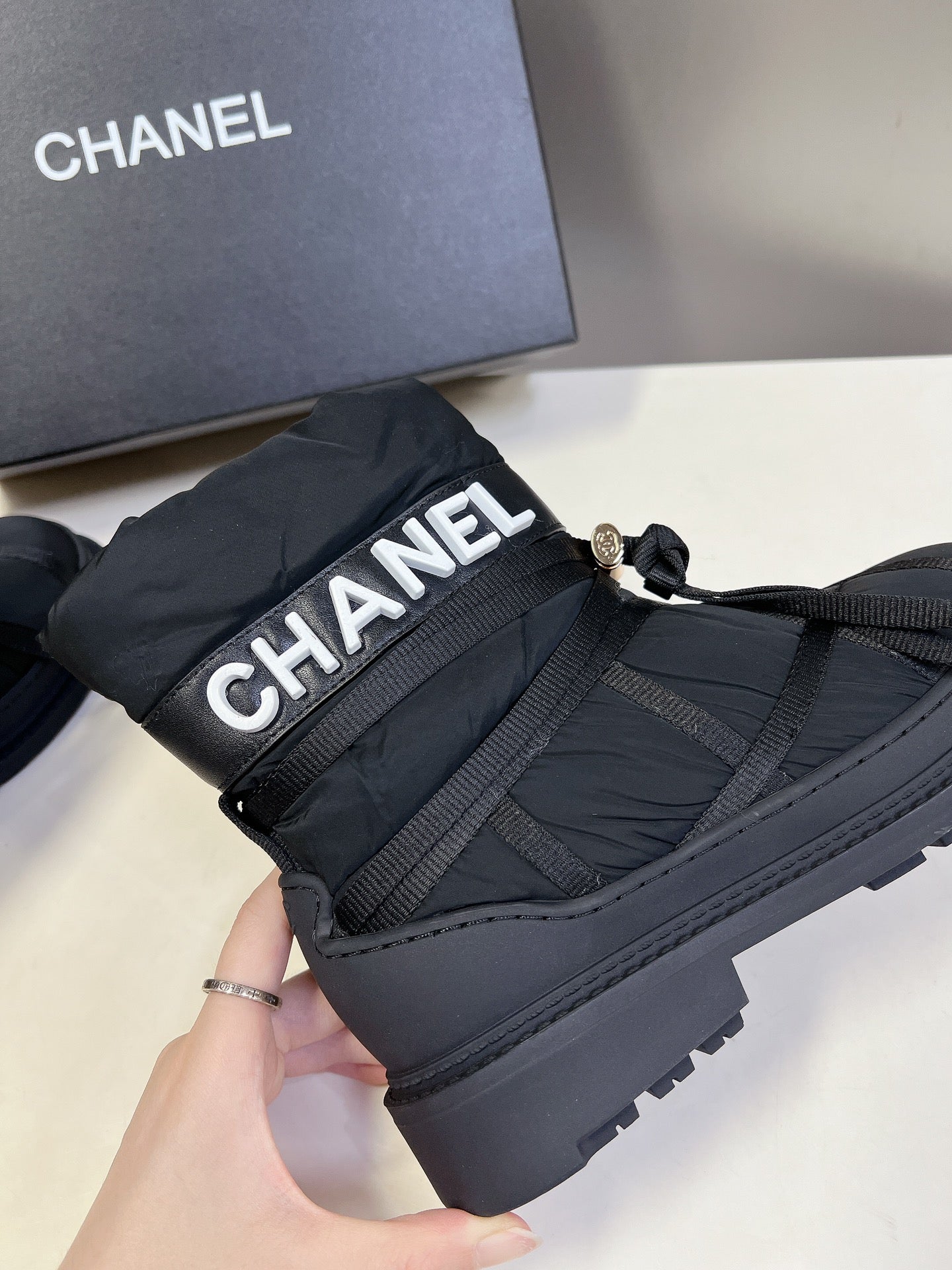 Chanel Winter Elegance Snow Boots