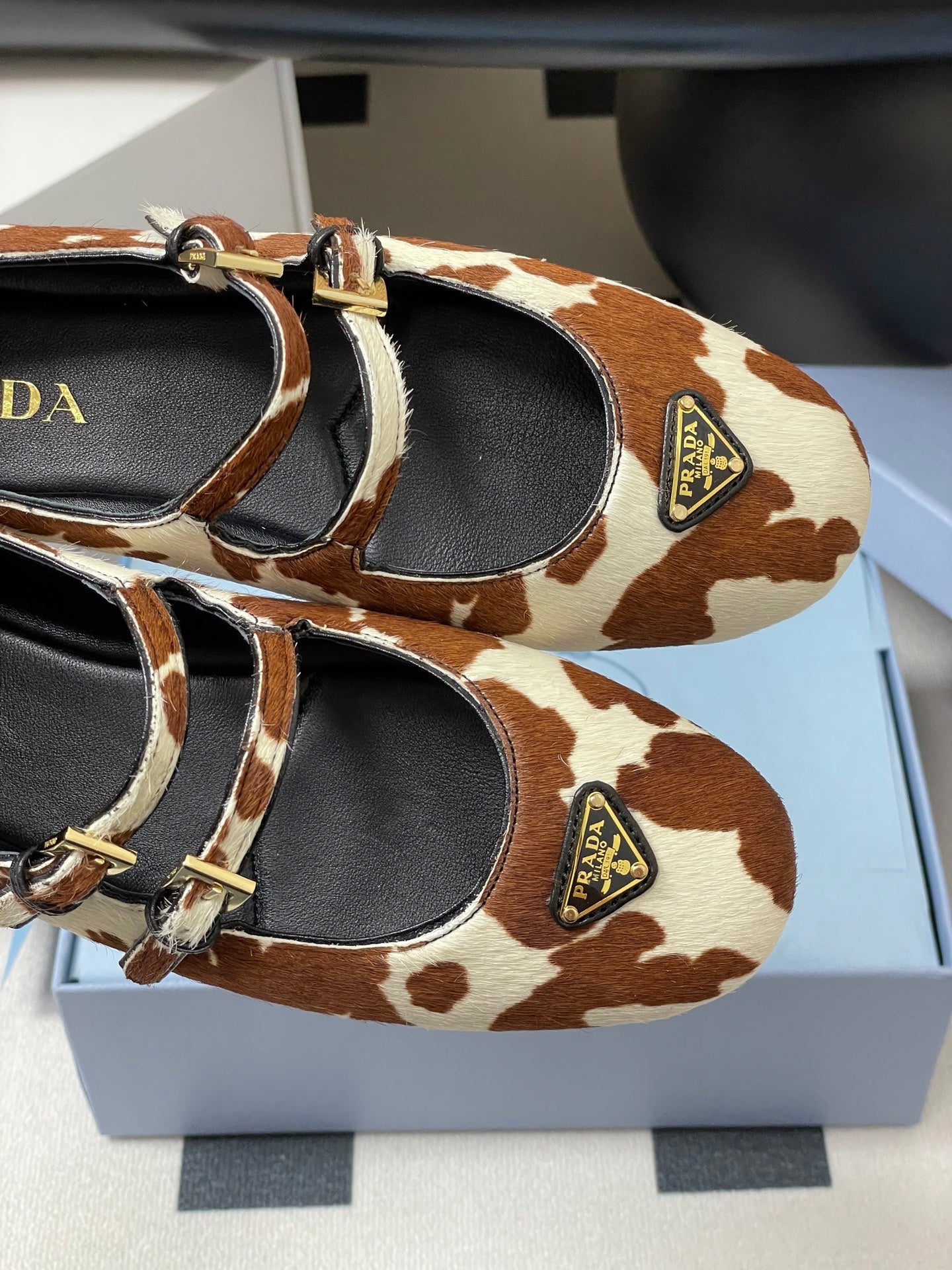 Prada Elysian Leather Mules