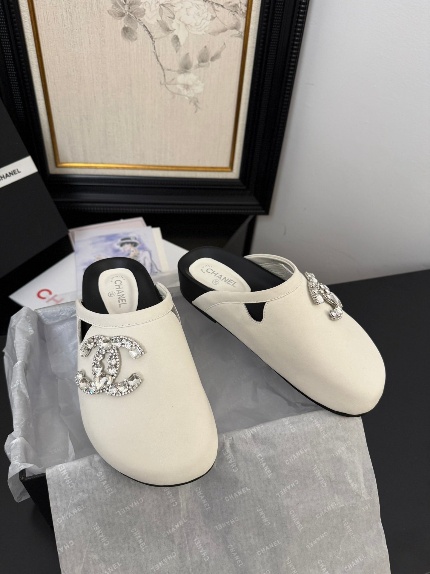 Chanel Elegant Slingback Ballet Flats