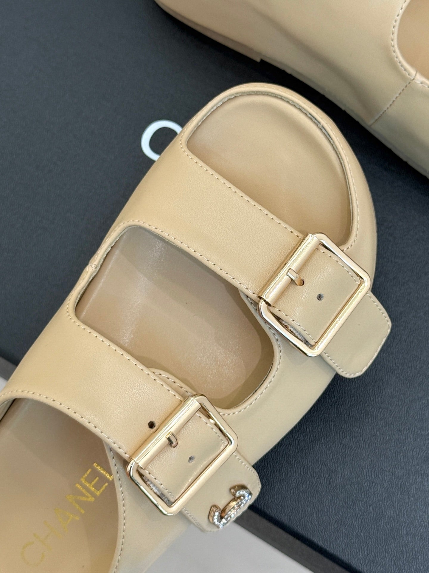 Chanel Elevated Comfort Leather Sandals
