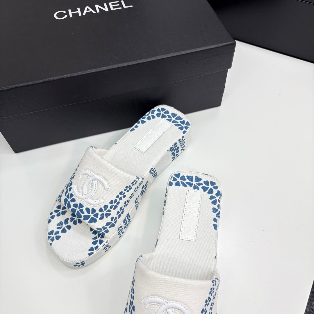 Chanel Timeless Elegance Thong Sandals