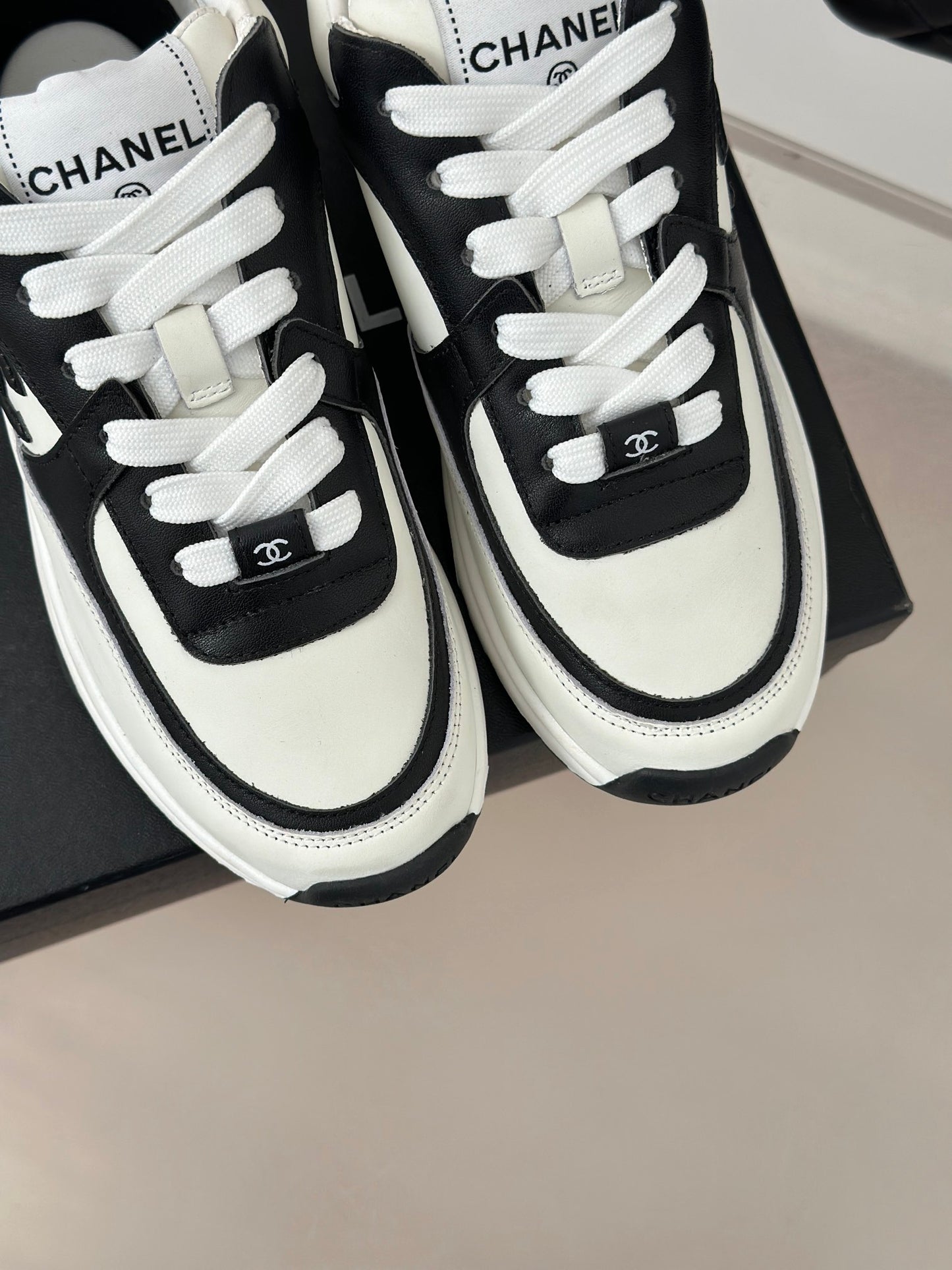 Chanel White Sneakers