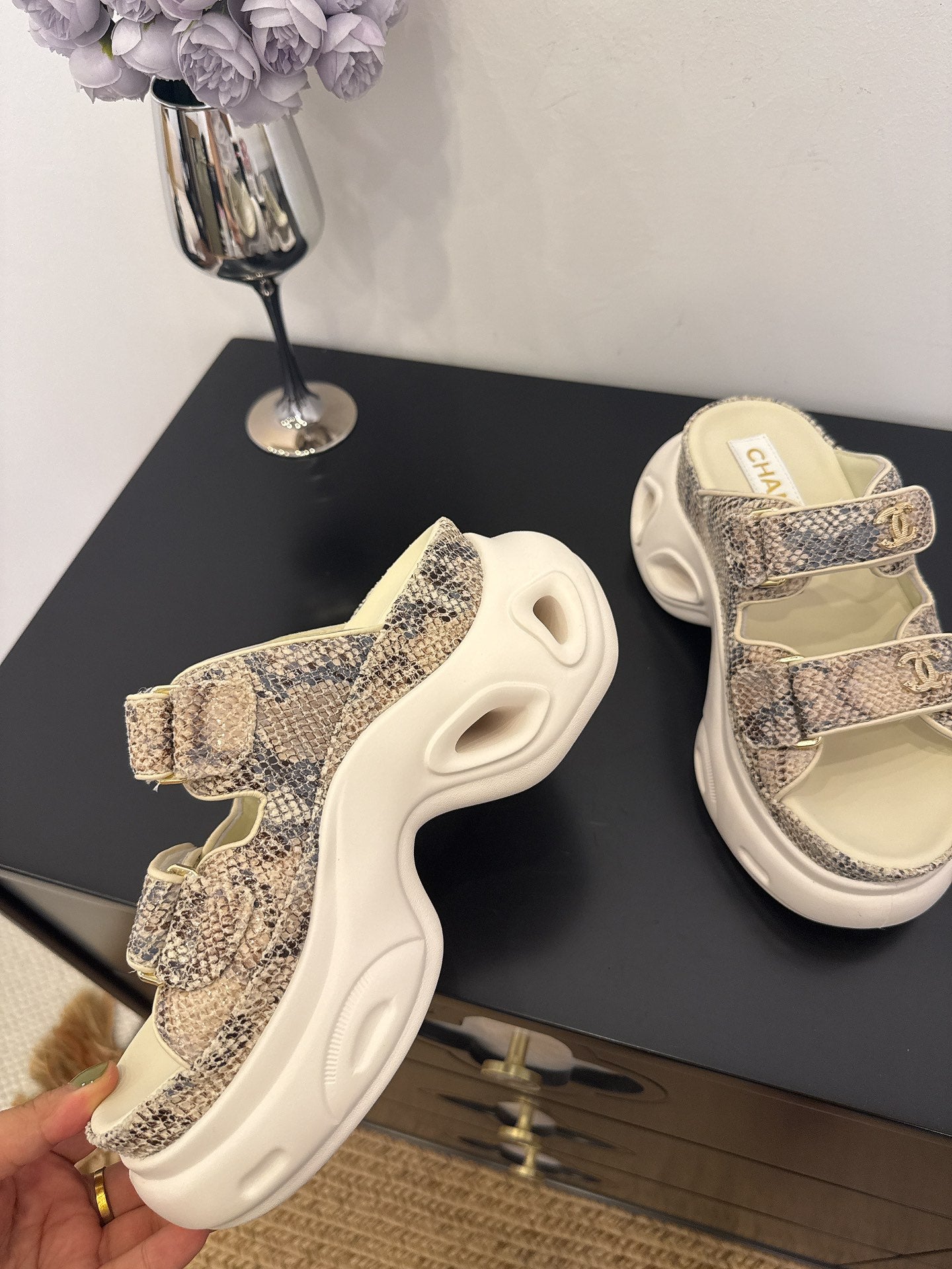Chanel Arizona Luxe Stroll Sandals