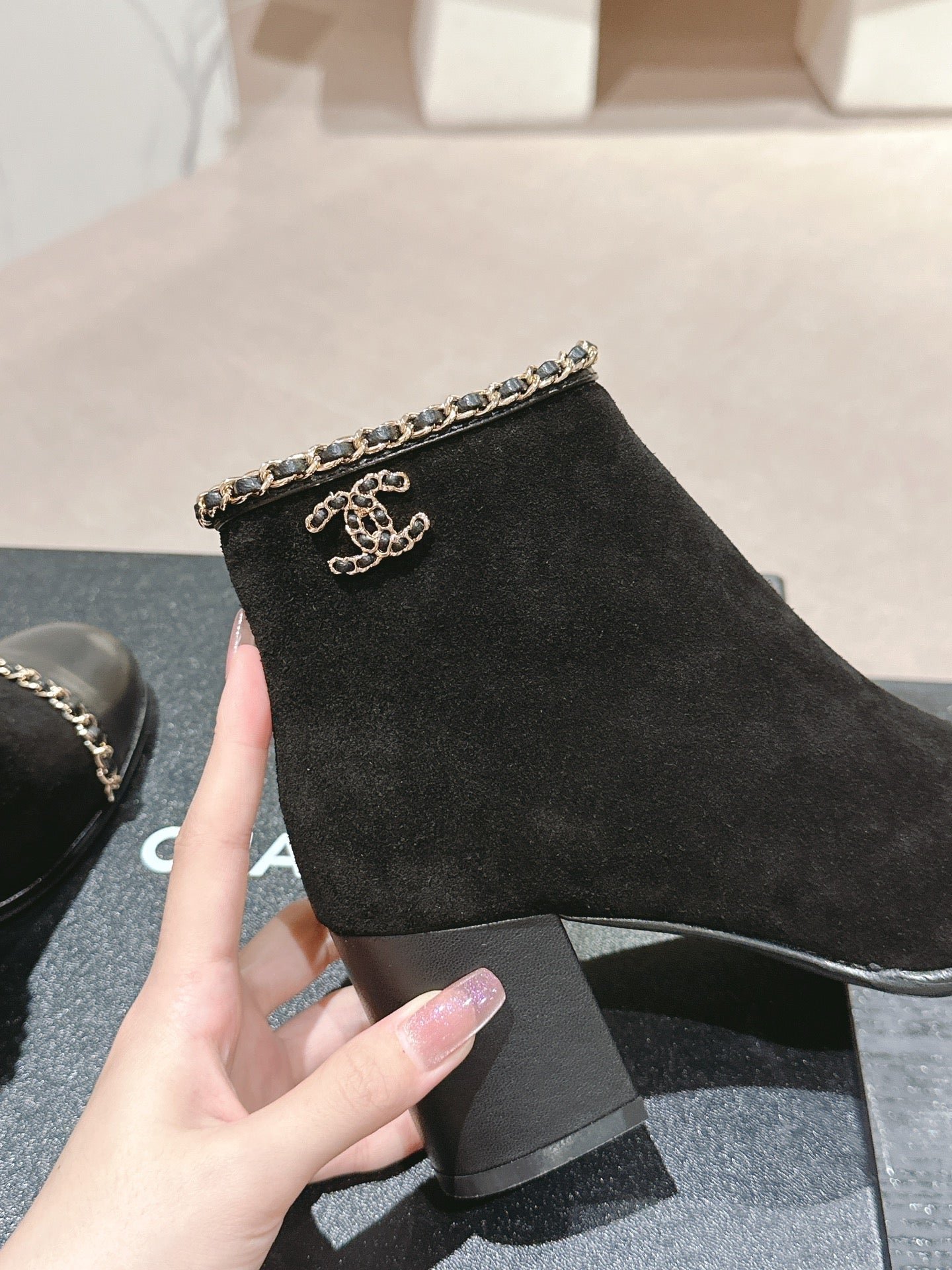 Chanel Elegant Quilted Mary Jane Heels