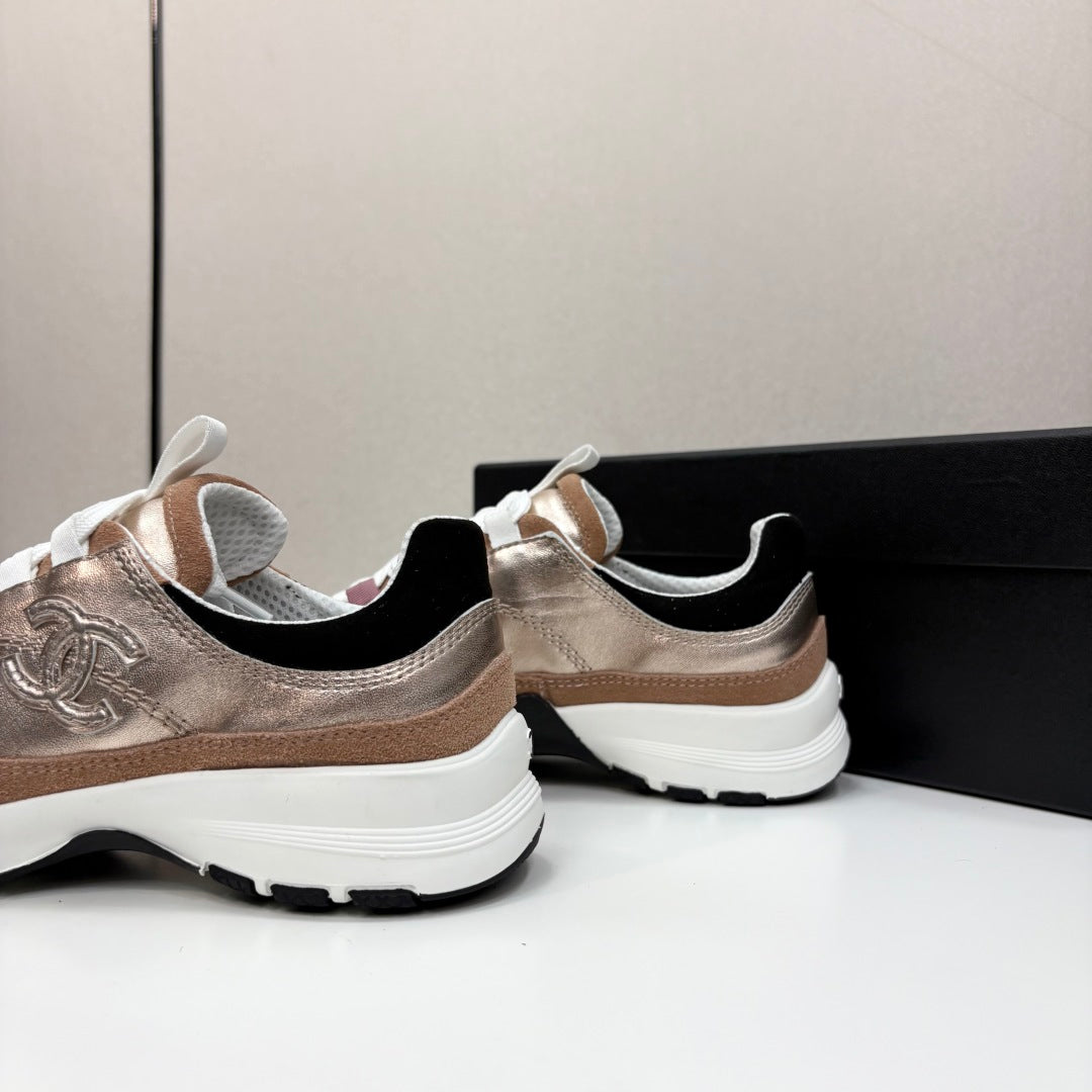 Chanel White Designer Sneakers