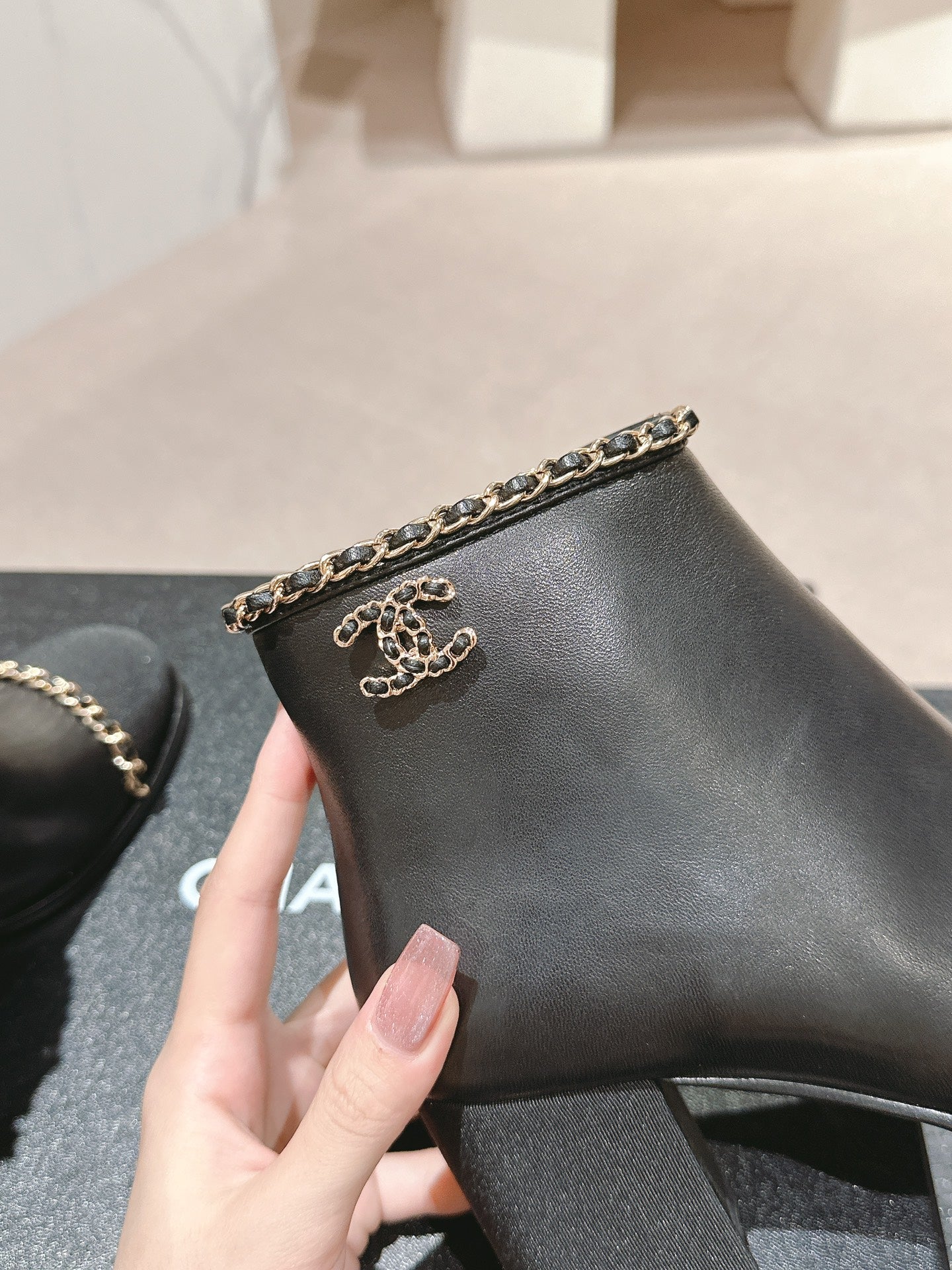 Chanel Elegant Quilted Mary Jane Heels