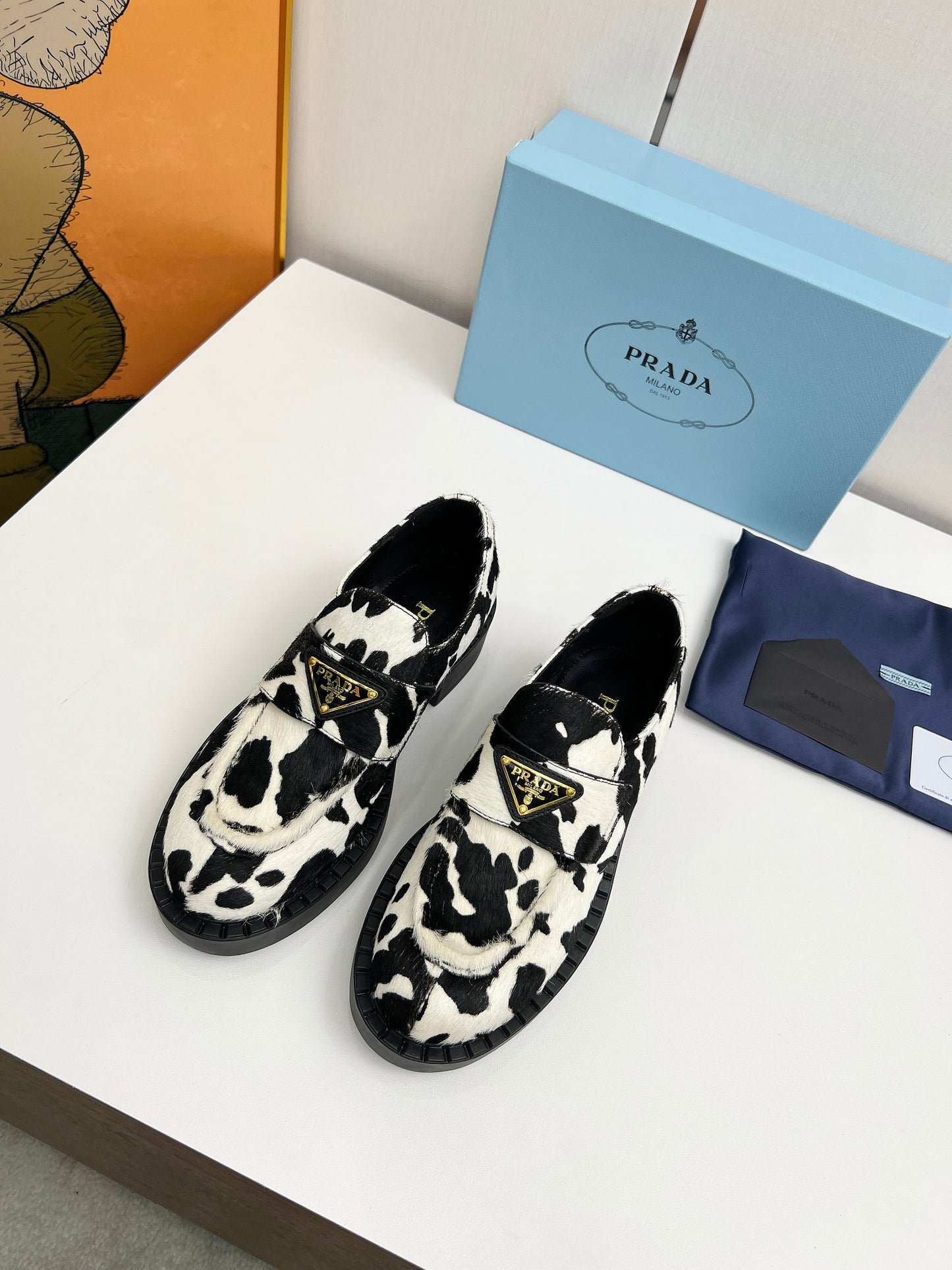 Prada Enameled Elegance Sandals