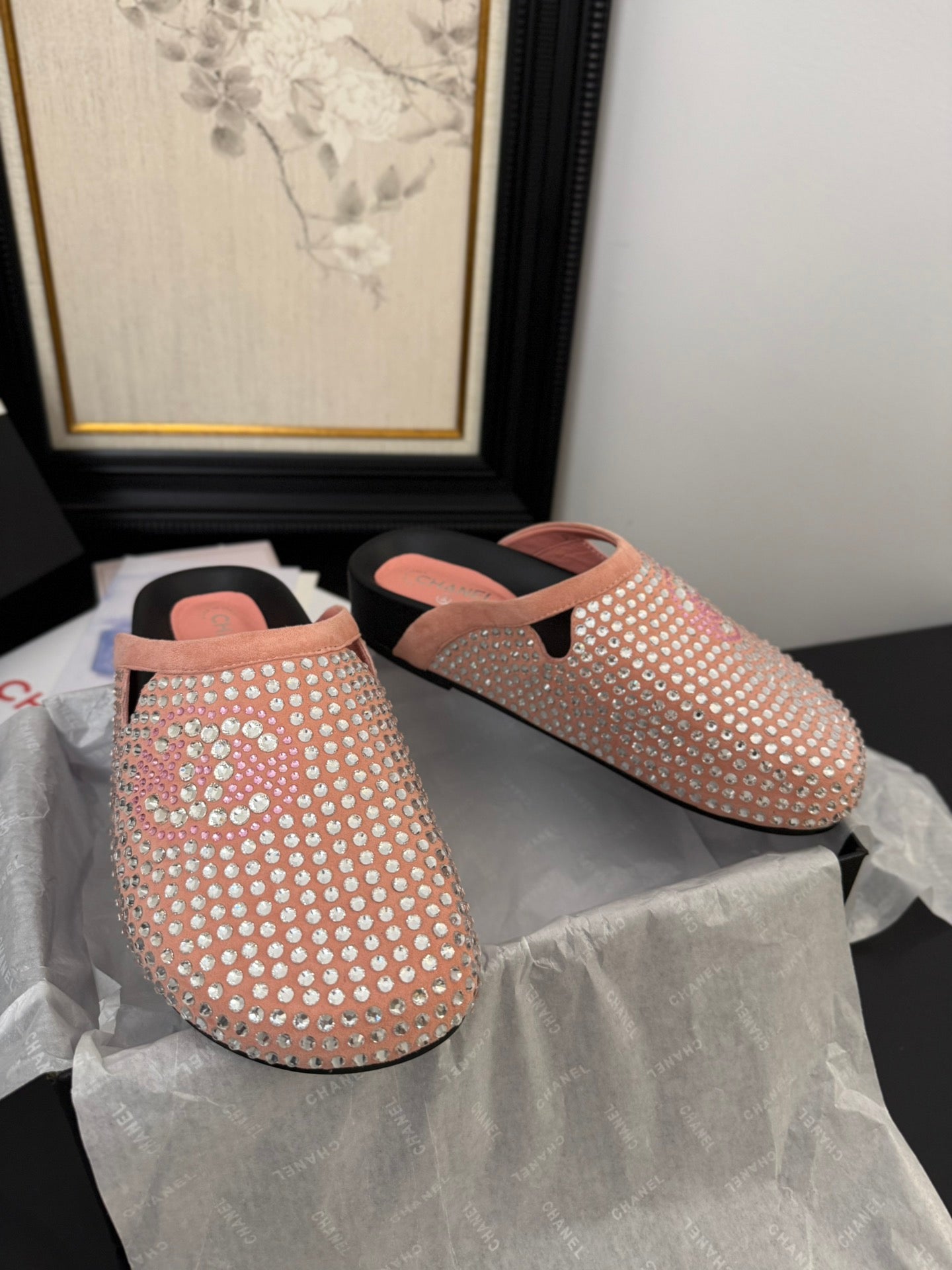 Chanel Elegant Slingback Ballet Flats