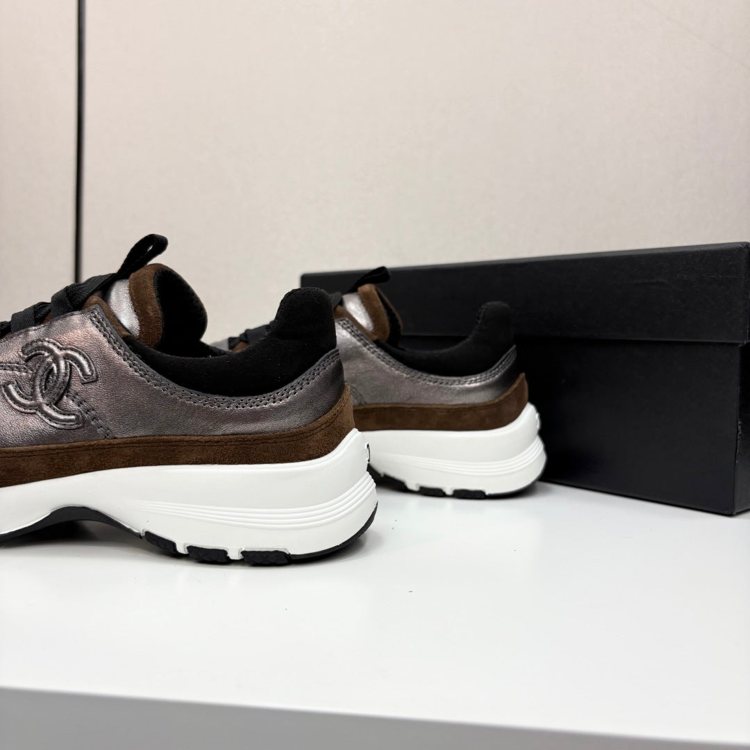 Chanel White Designer Sneakers