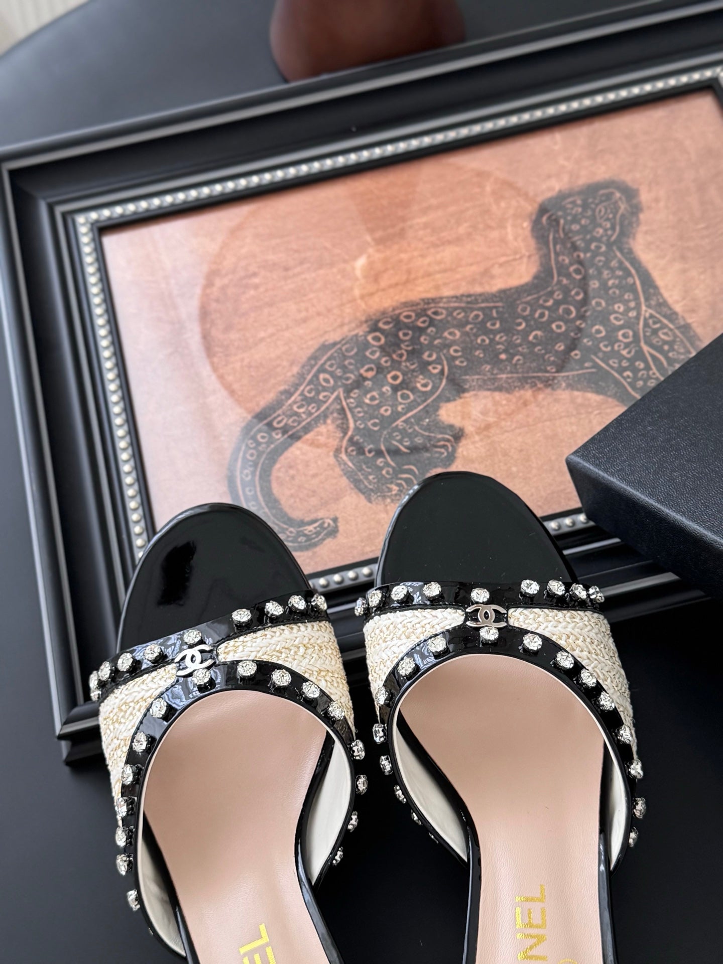 Chanel Timeless Elegance Leather Sandals