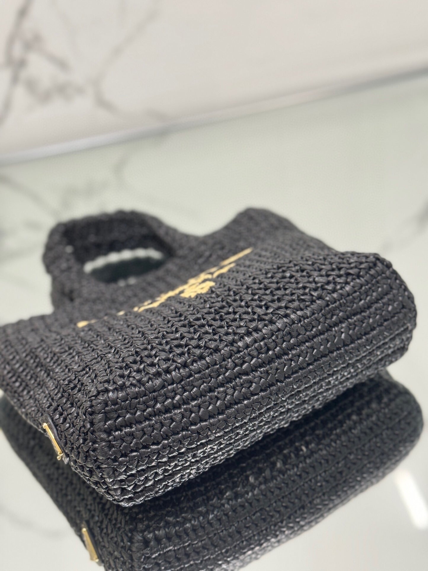 Prada Woven Elegance Tote