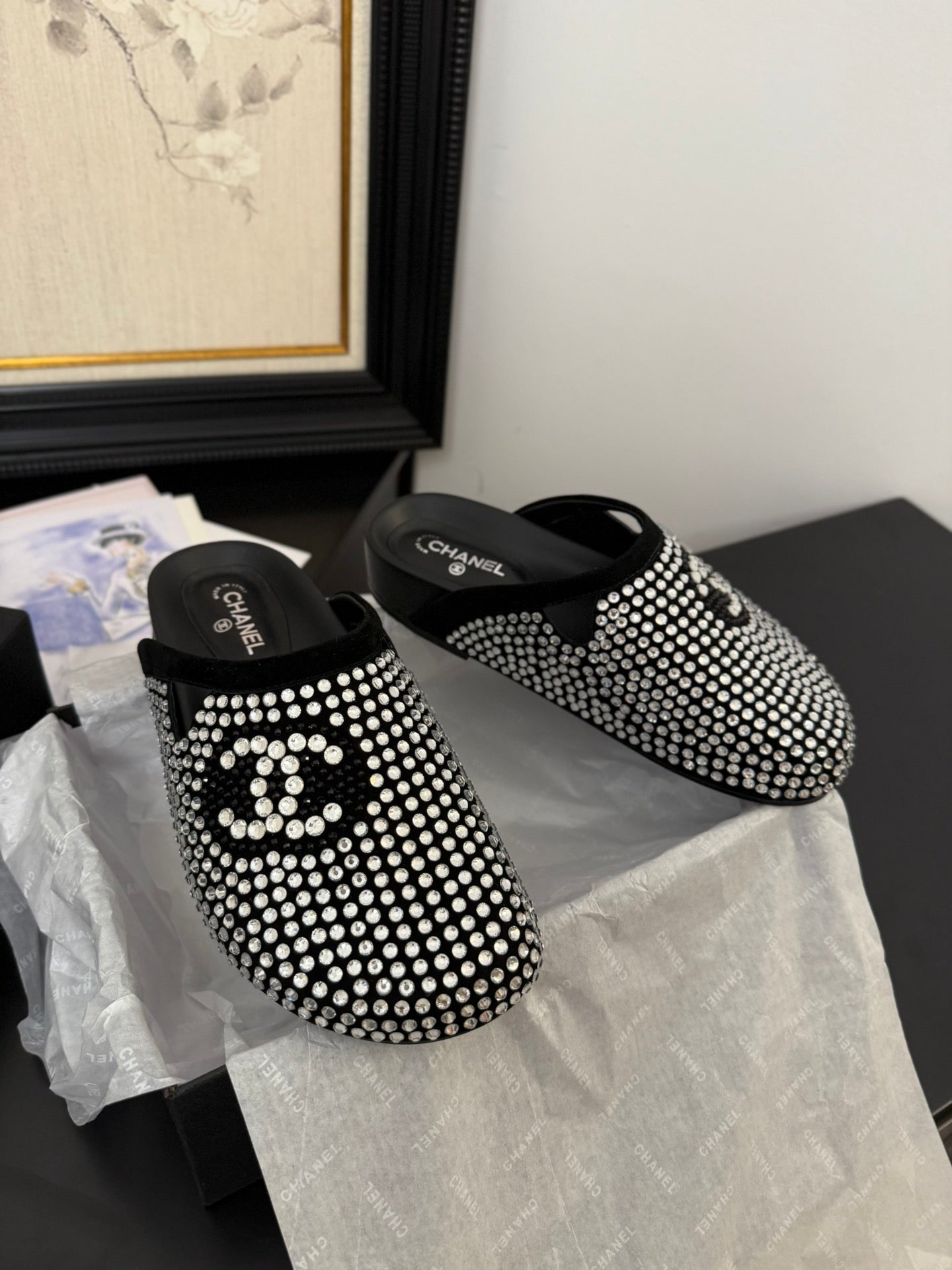 Chanel Elegant Slingback Ballet Flats