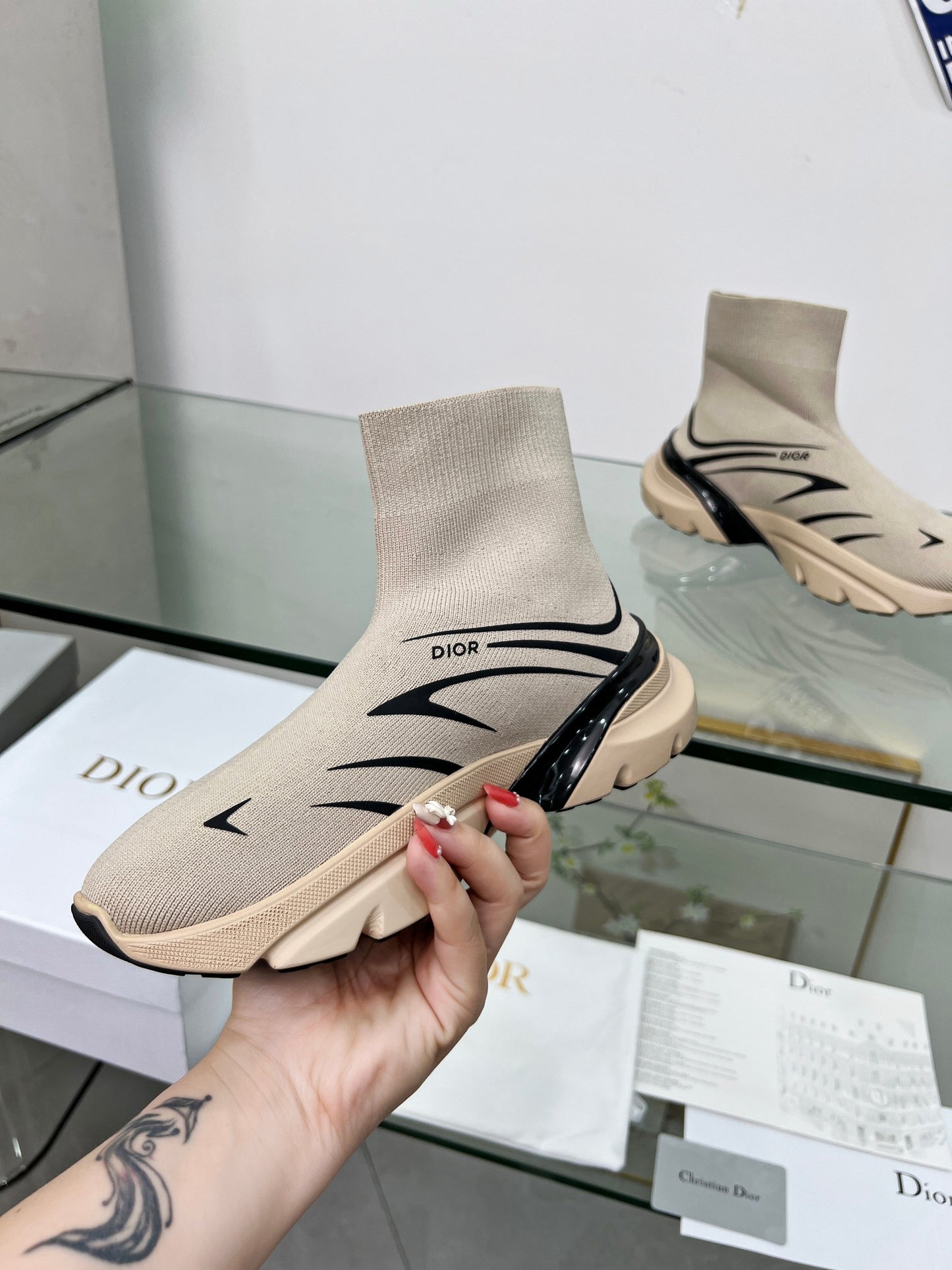 Dior Urban Glide Pull-On Boot Sneakers