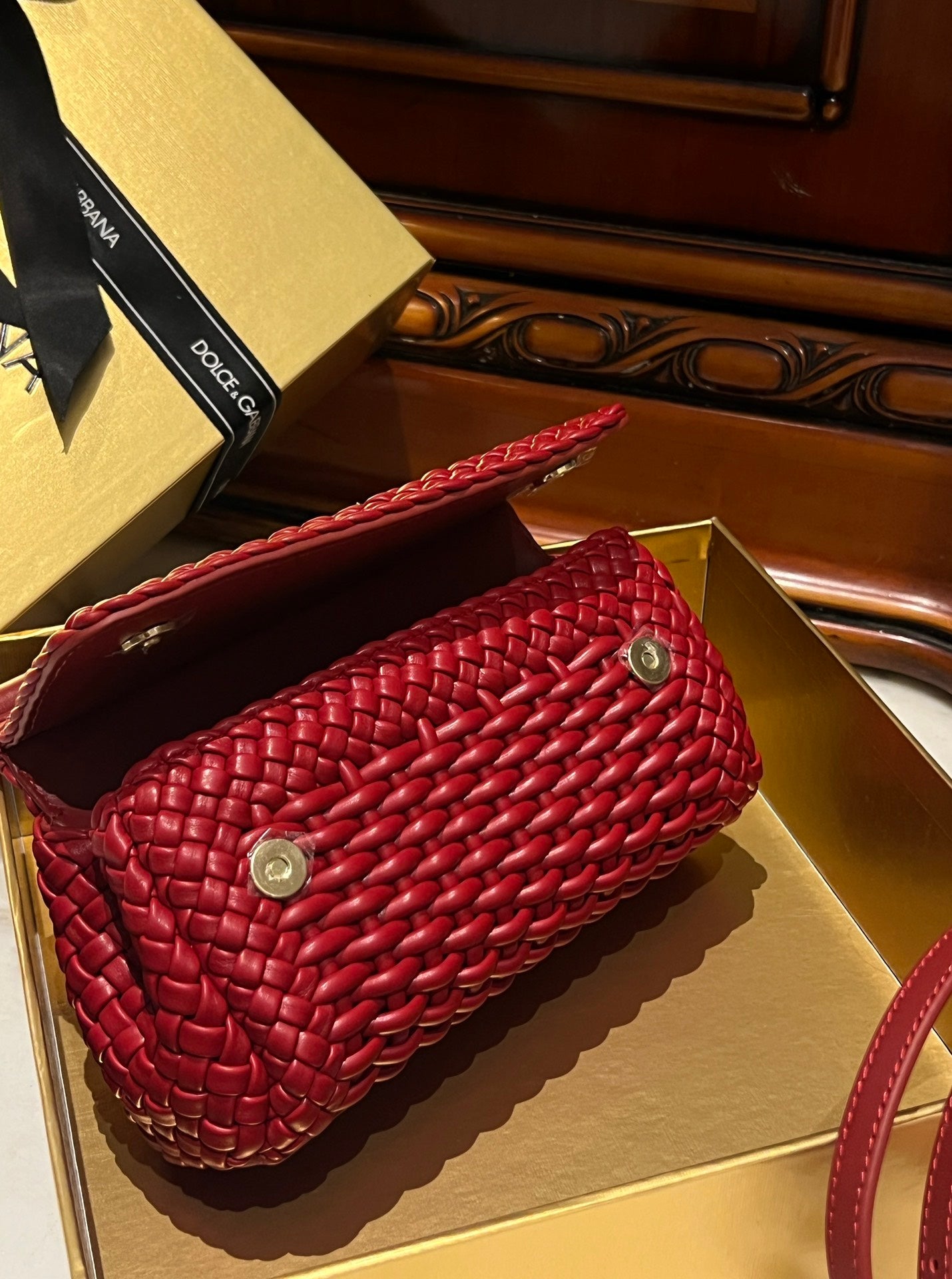 Dolce & Gabbana Dolce & Gabbana Micro Sicily 62 Tote Bag | Red | FARFETCH IL