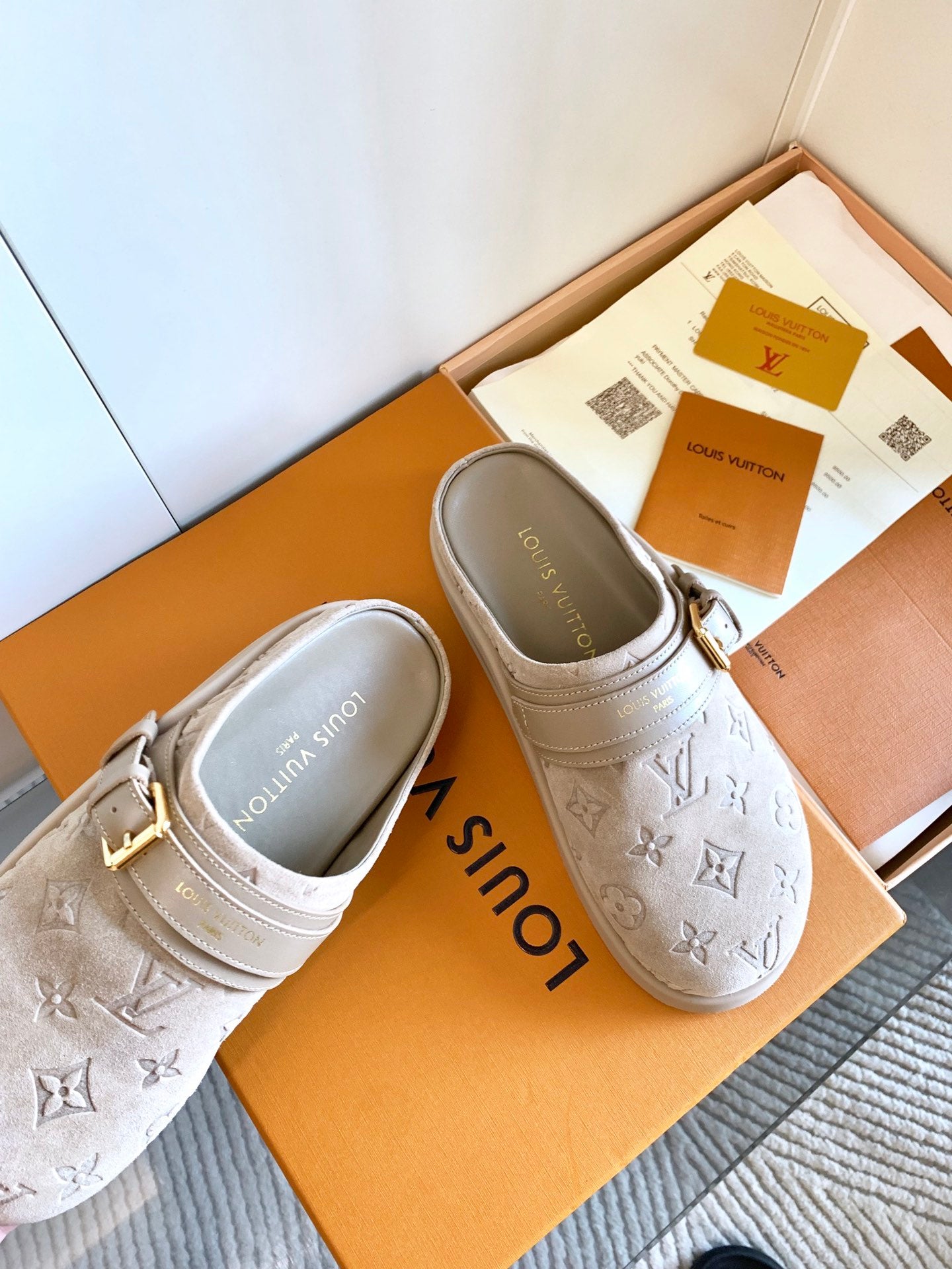 Louis Vuitton Monogram Elegance Mules