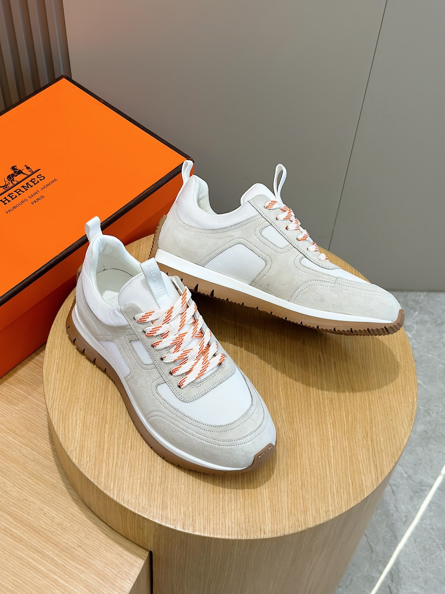 Hermes Leopard Luxe Hike Sneakers