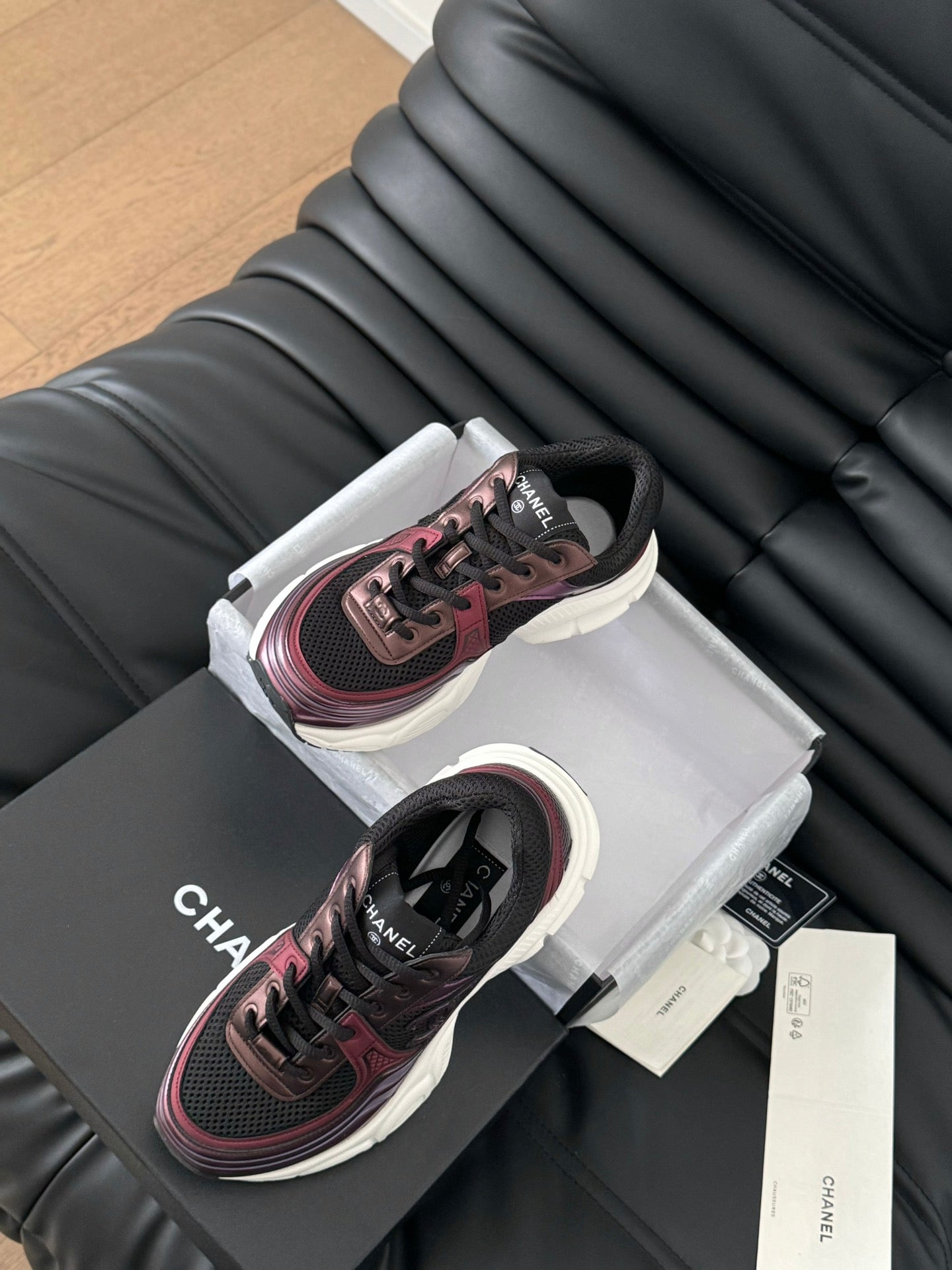 Chanel White Sneakers