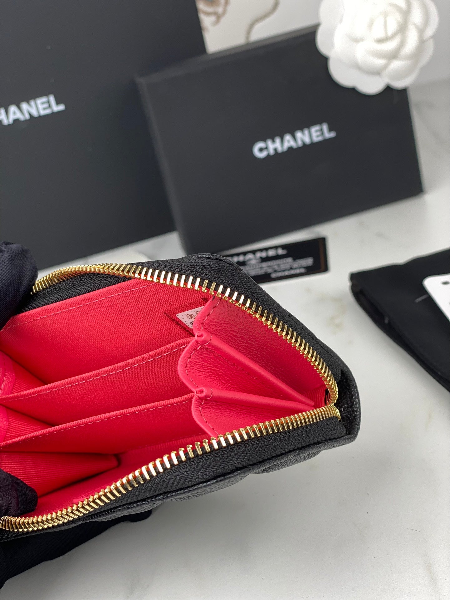 Chanel Caviar Coin Keeper