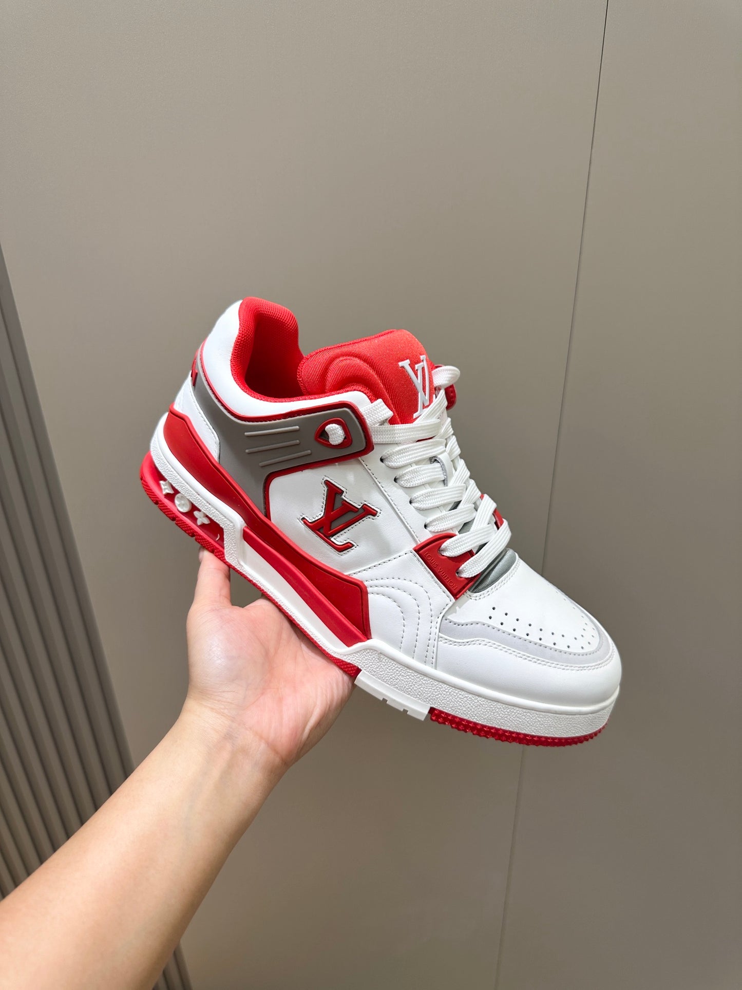 Louis Vuitton Timeless Beige & White Skate Elegance