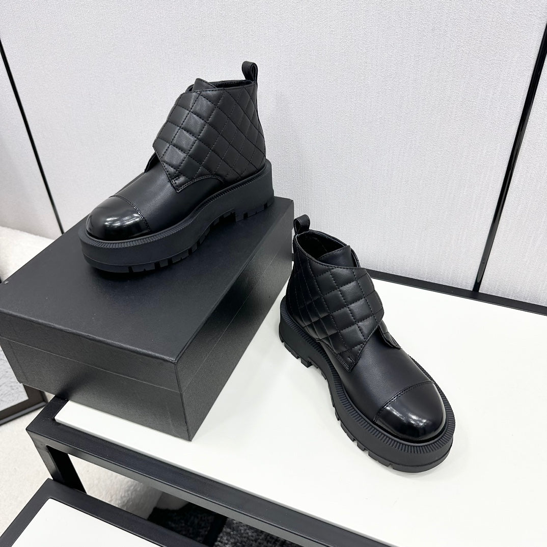 Chanel Elegance Combat Boots