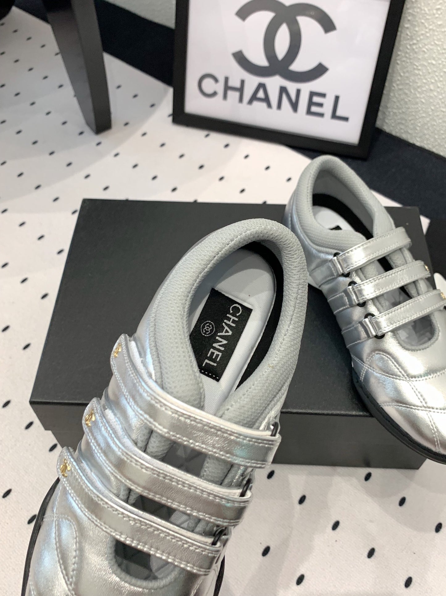 Chanel Timeless Elegance Leather Flats