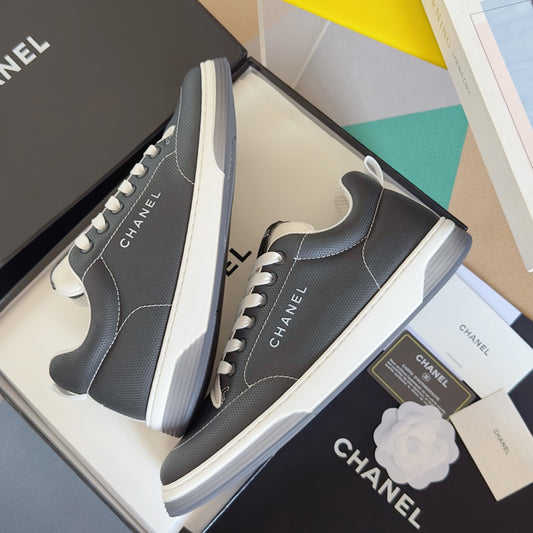 Chanel Karl Lagerfeld Logo-Print Sneakers