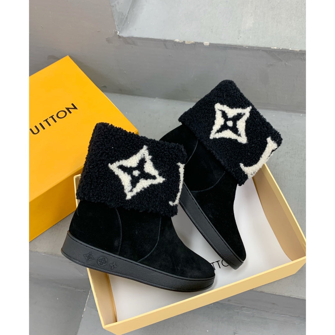 Louis Vuitton Mouton Luxe Ankle Boots