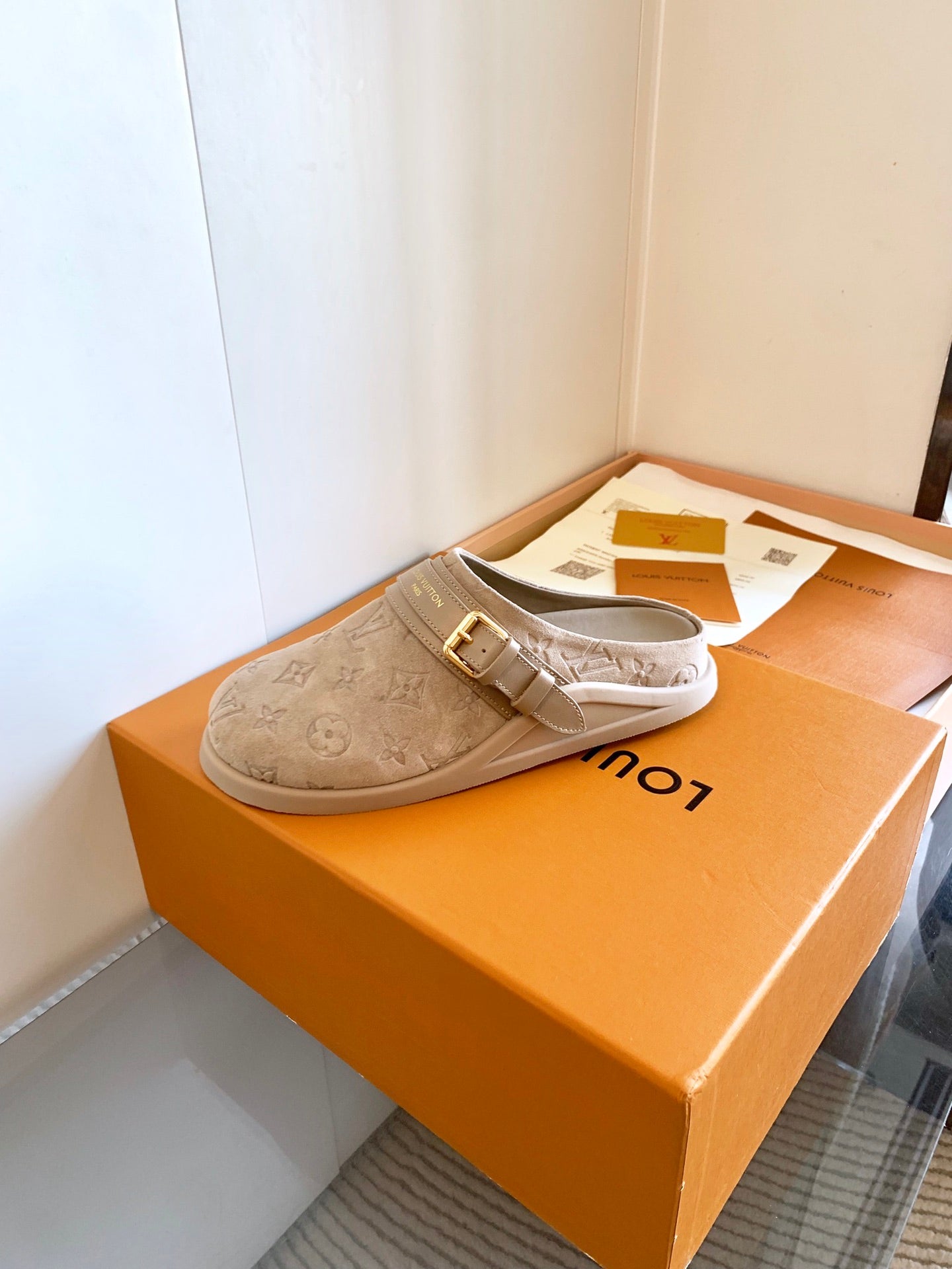 Louis Vuitton Monogram Elegance Mules