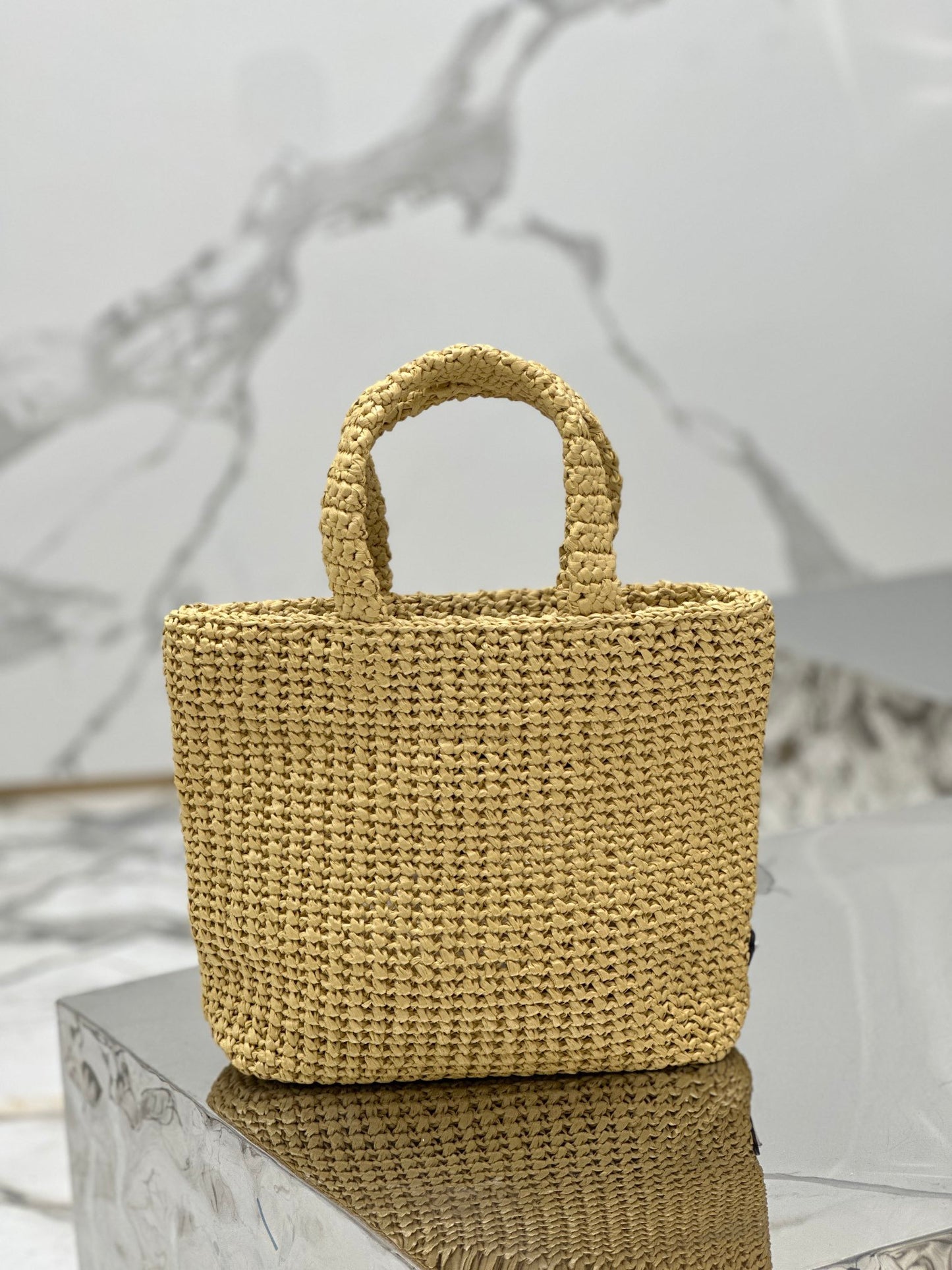 Prada Woven Elegance Tote