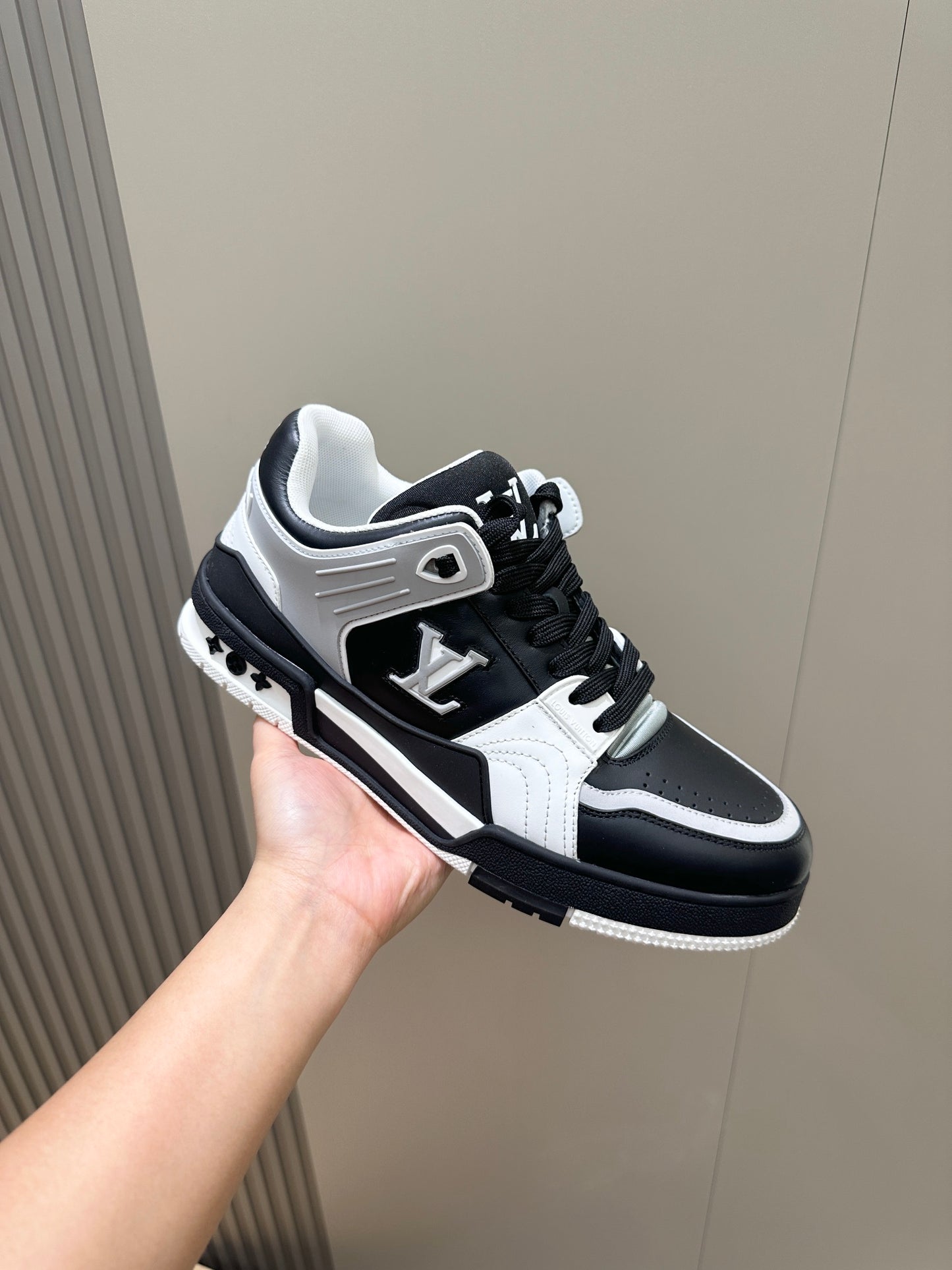 Louis Vuitton Timeless Beige & White Skate Elegance