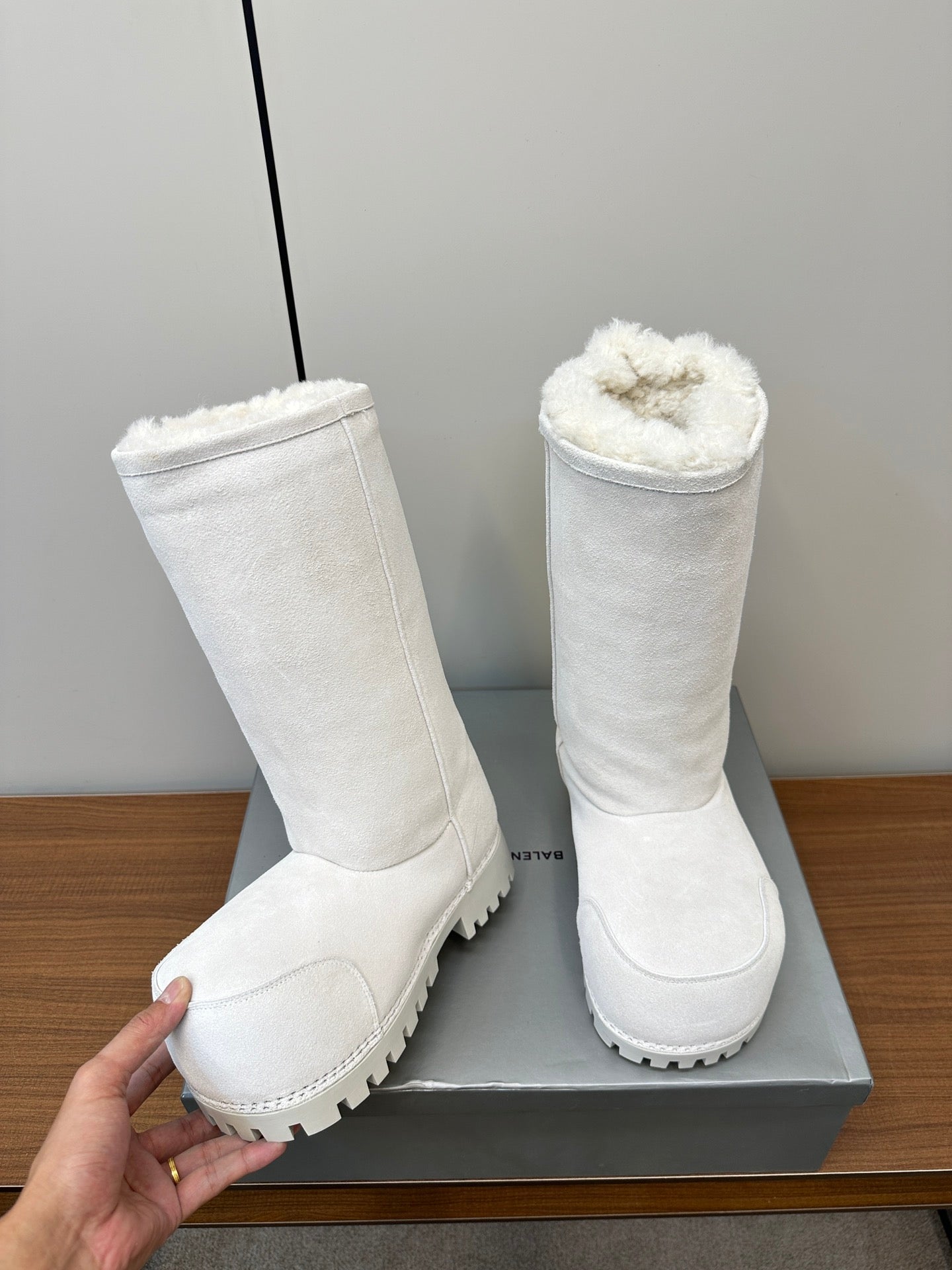 Balenciaga Arctic Elegance Suede Boots