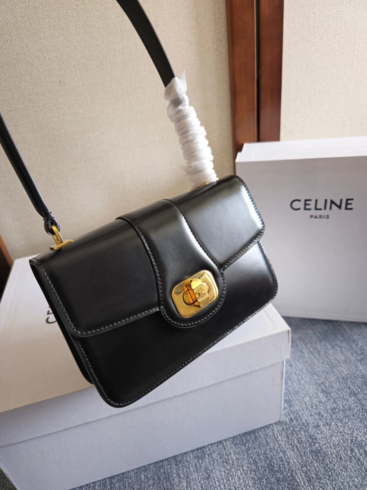 Celine Teen Josephine Bag in Patent Calfskin