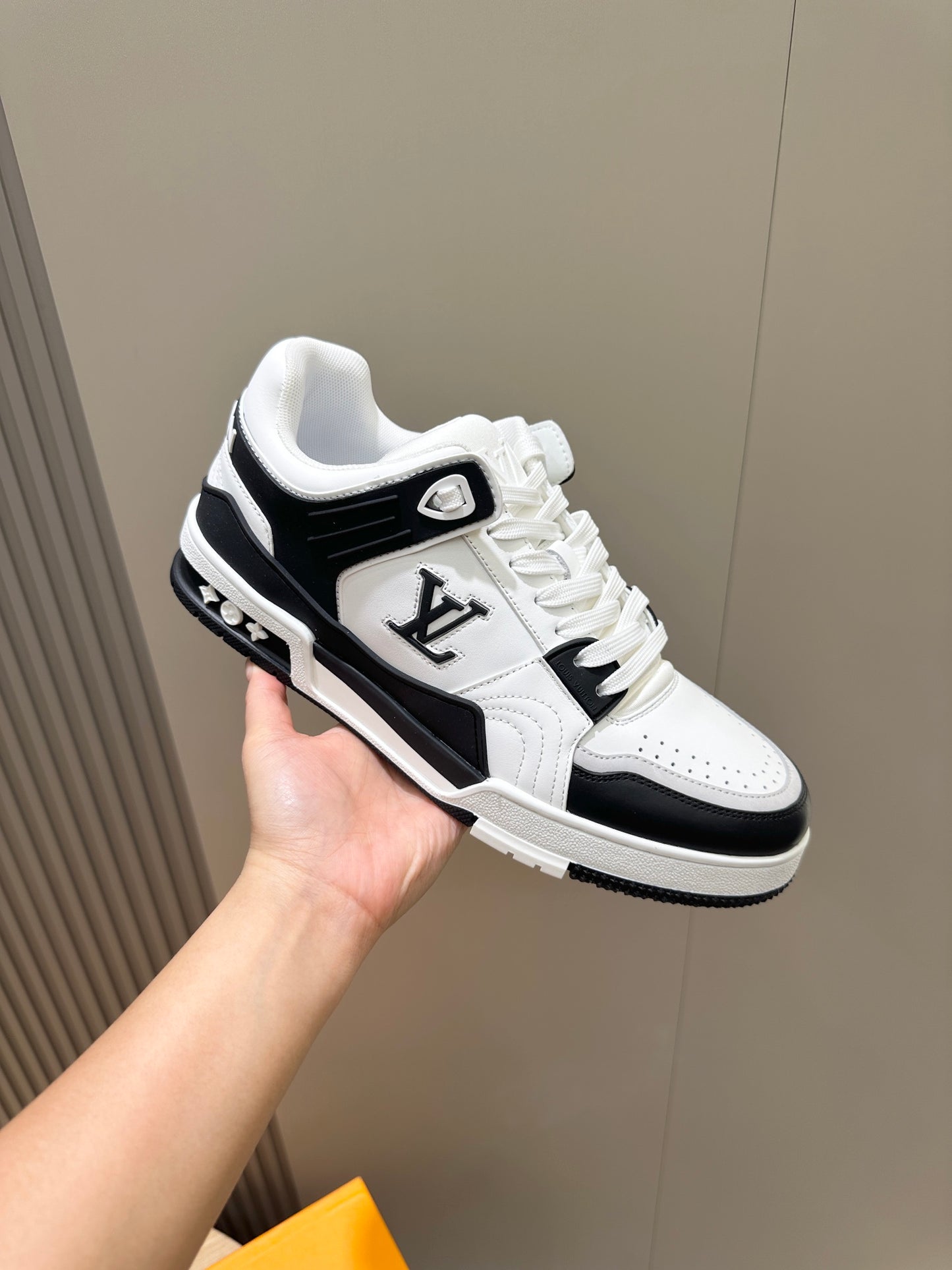 Louis Vuitton Timeless Beige & White Skate Elegance