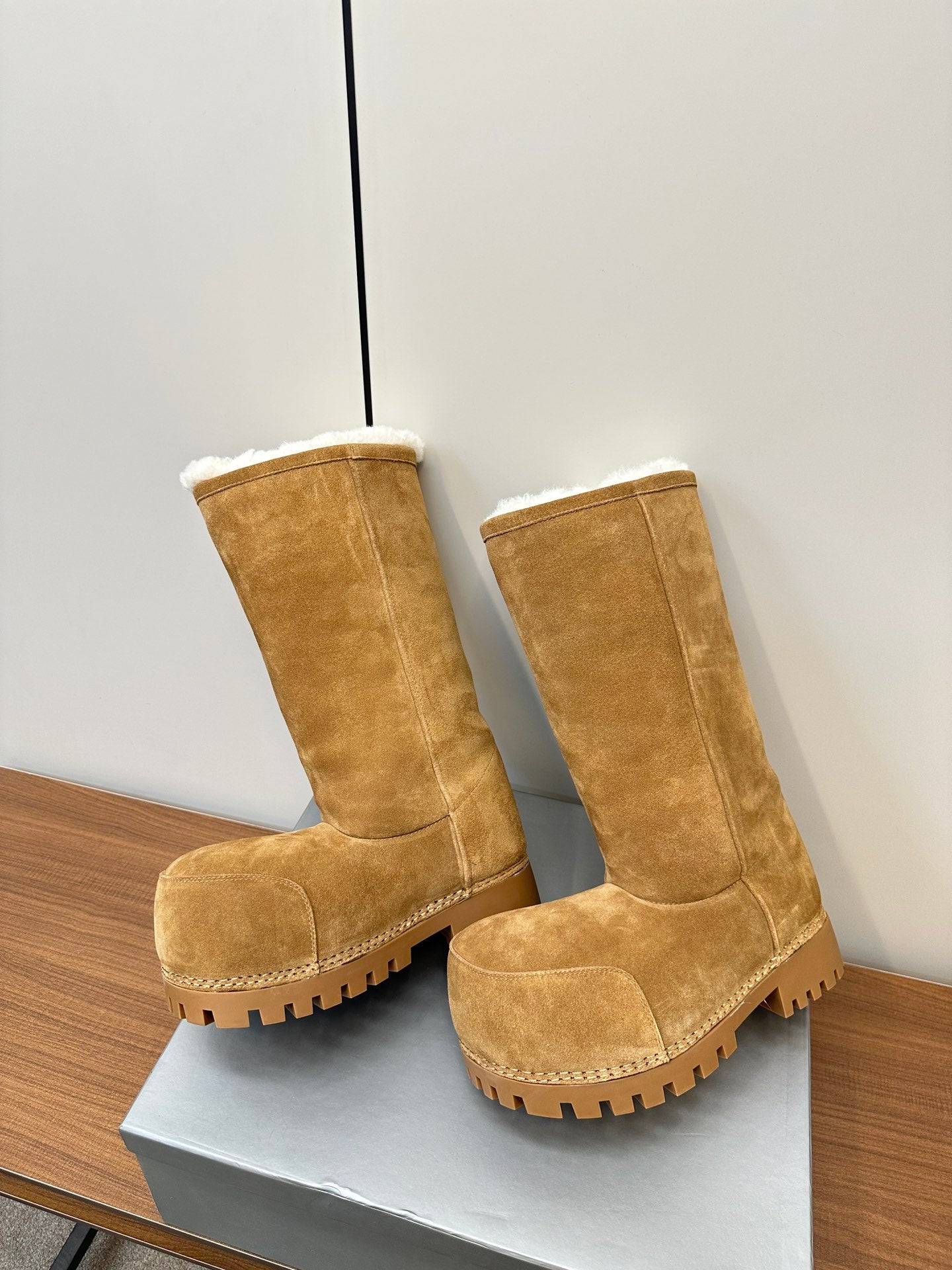 Balenciaga Arctic Elegance Suede Boots