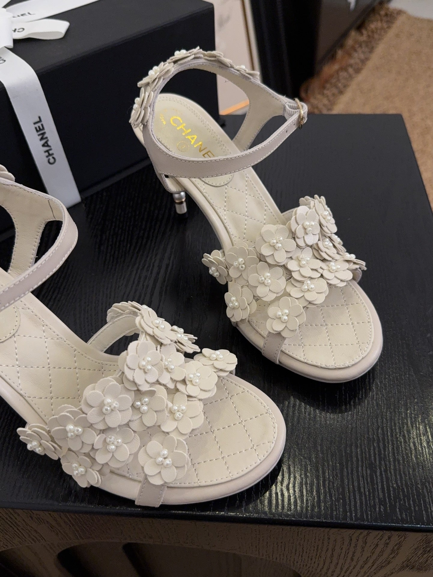 Chanel Chic Signature Heeled Sandals