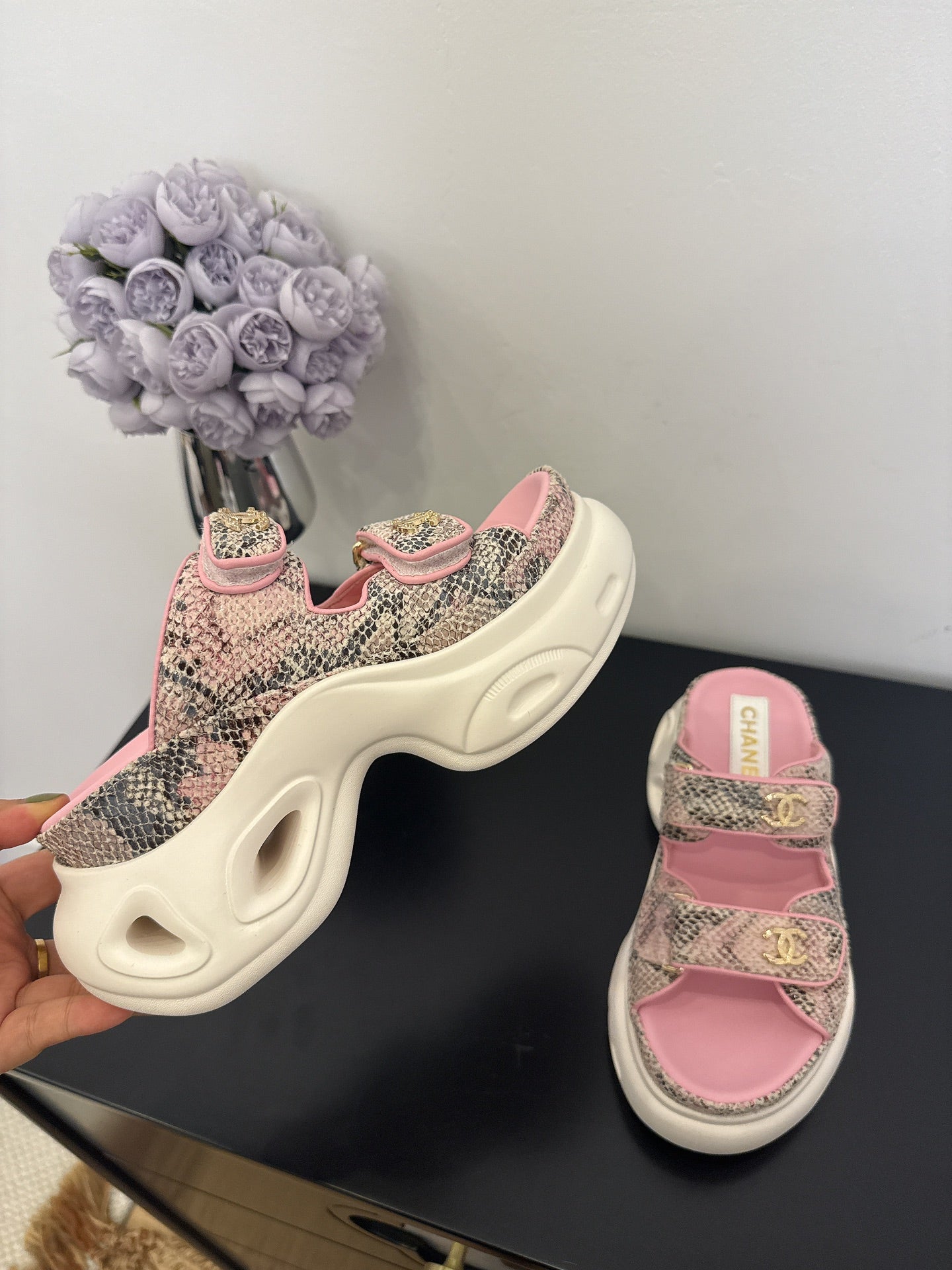 Chanel Arizona Luxe Stroll Sandals