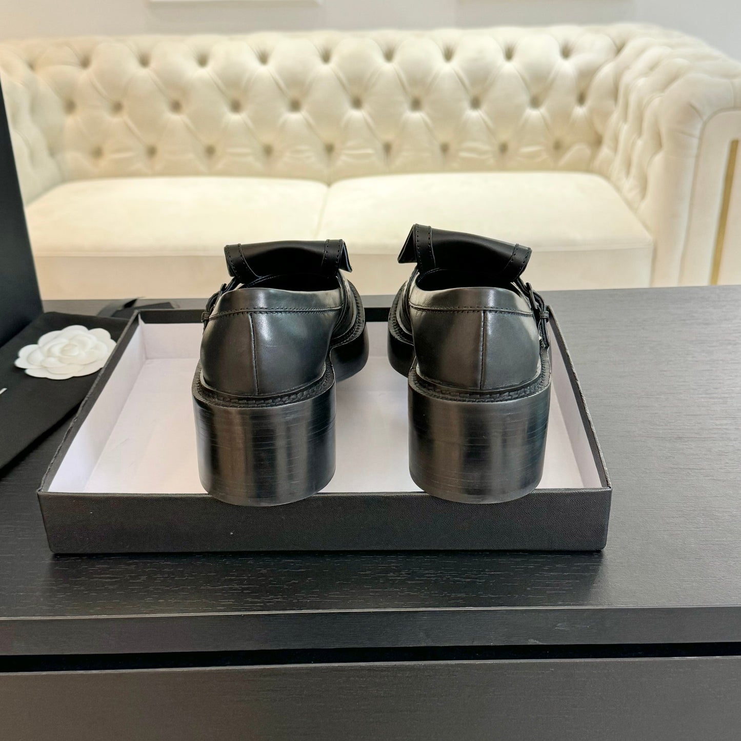 Chanel Timeless Elegance Calfskin Loafers