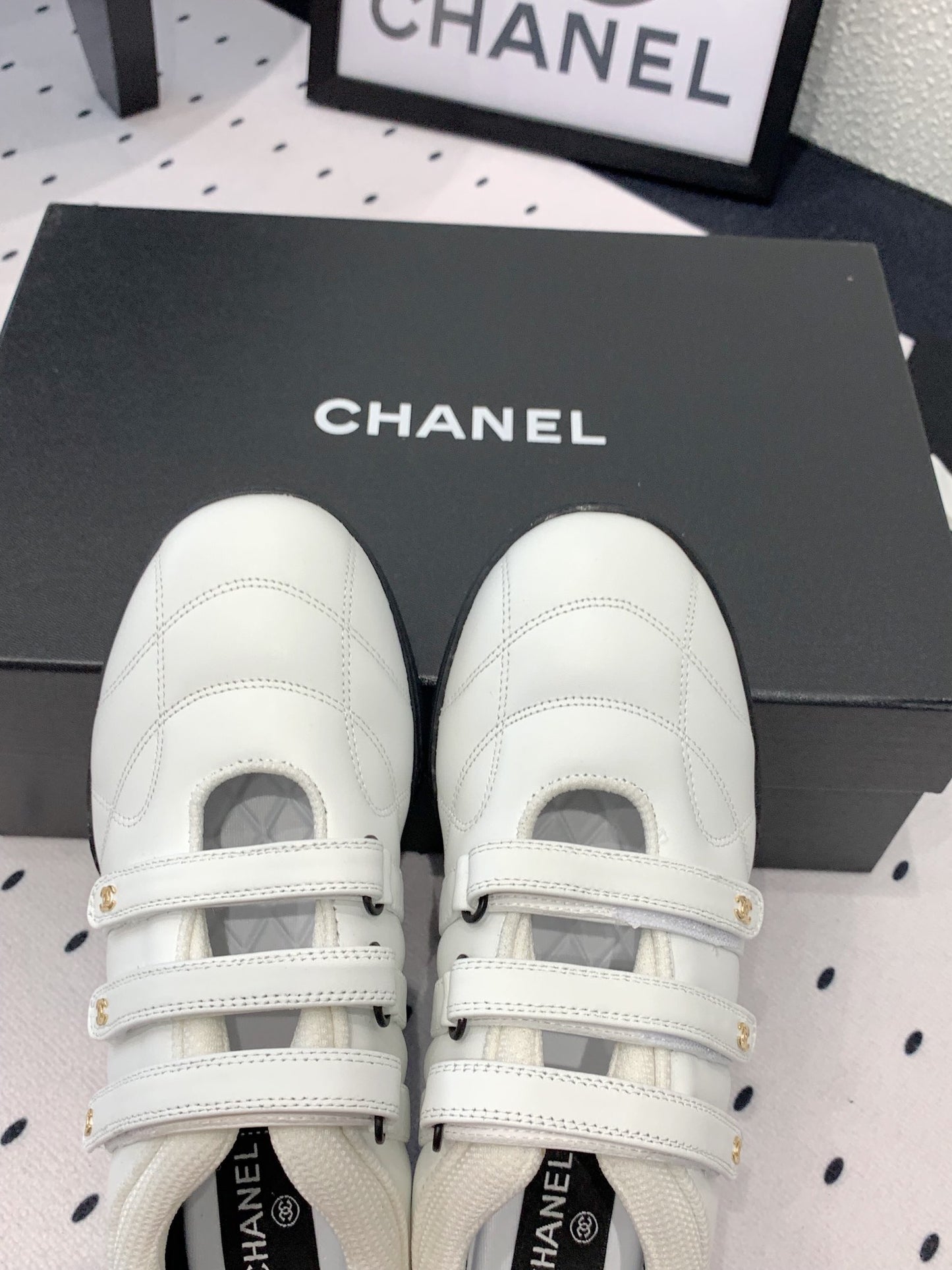 Chanel Timeless Elegance Leather Flats