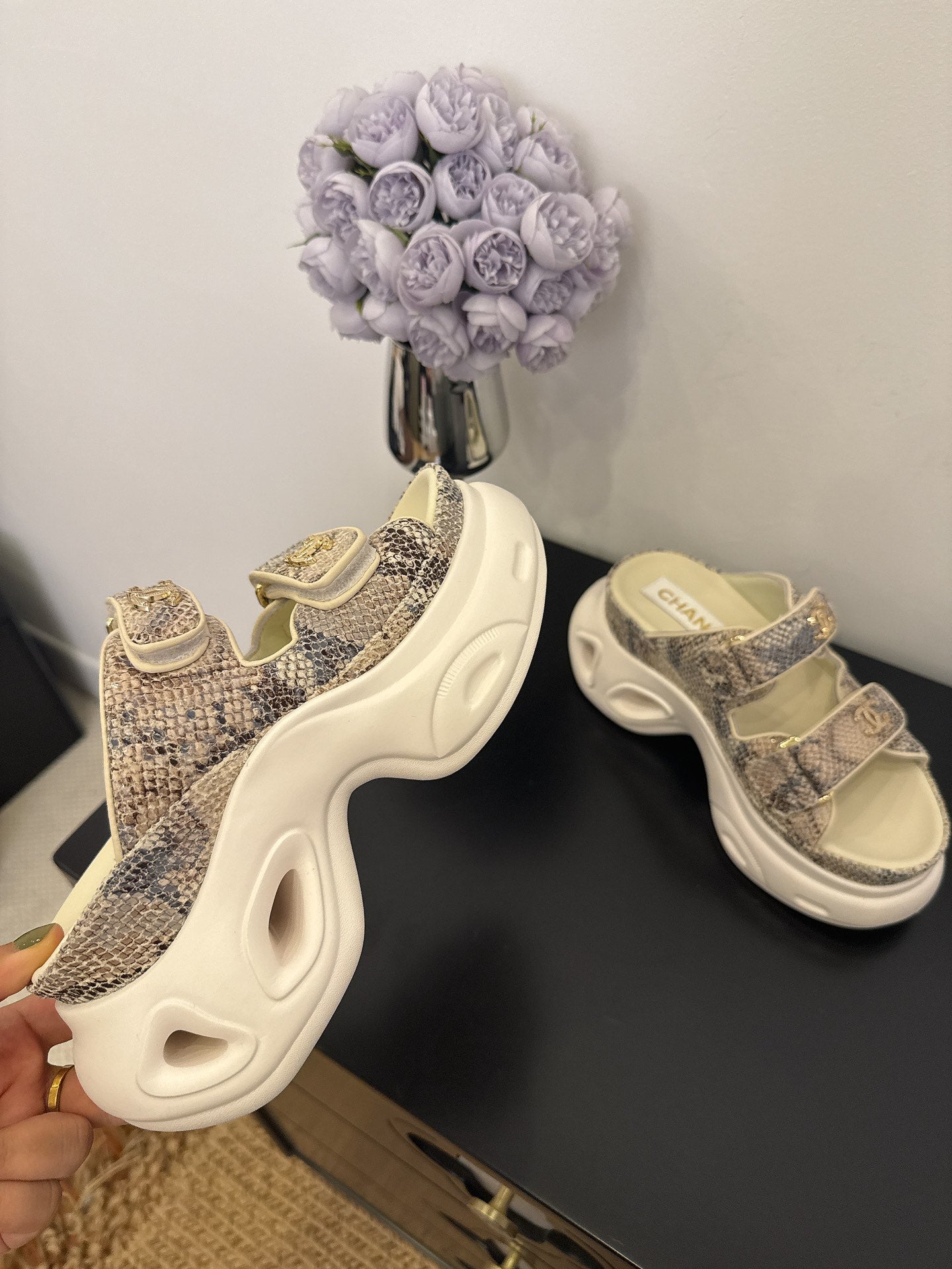 Chanel Arizona Luxe Stroll Sandals