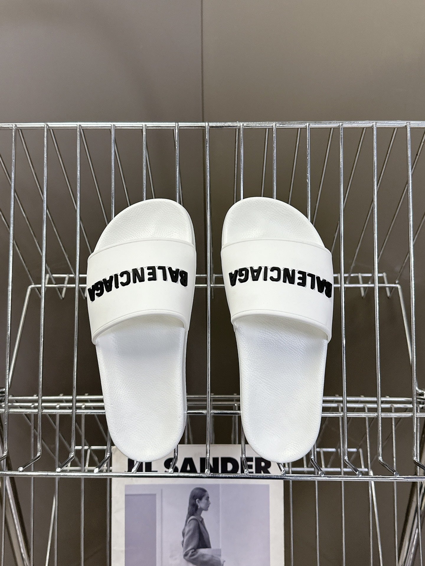 Balenciaga Logo slippers