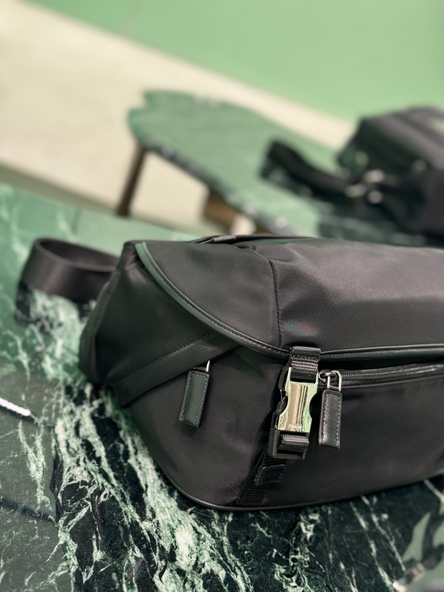 Prada Elegant Voyager Shoulder Bag