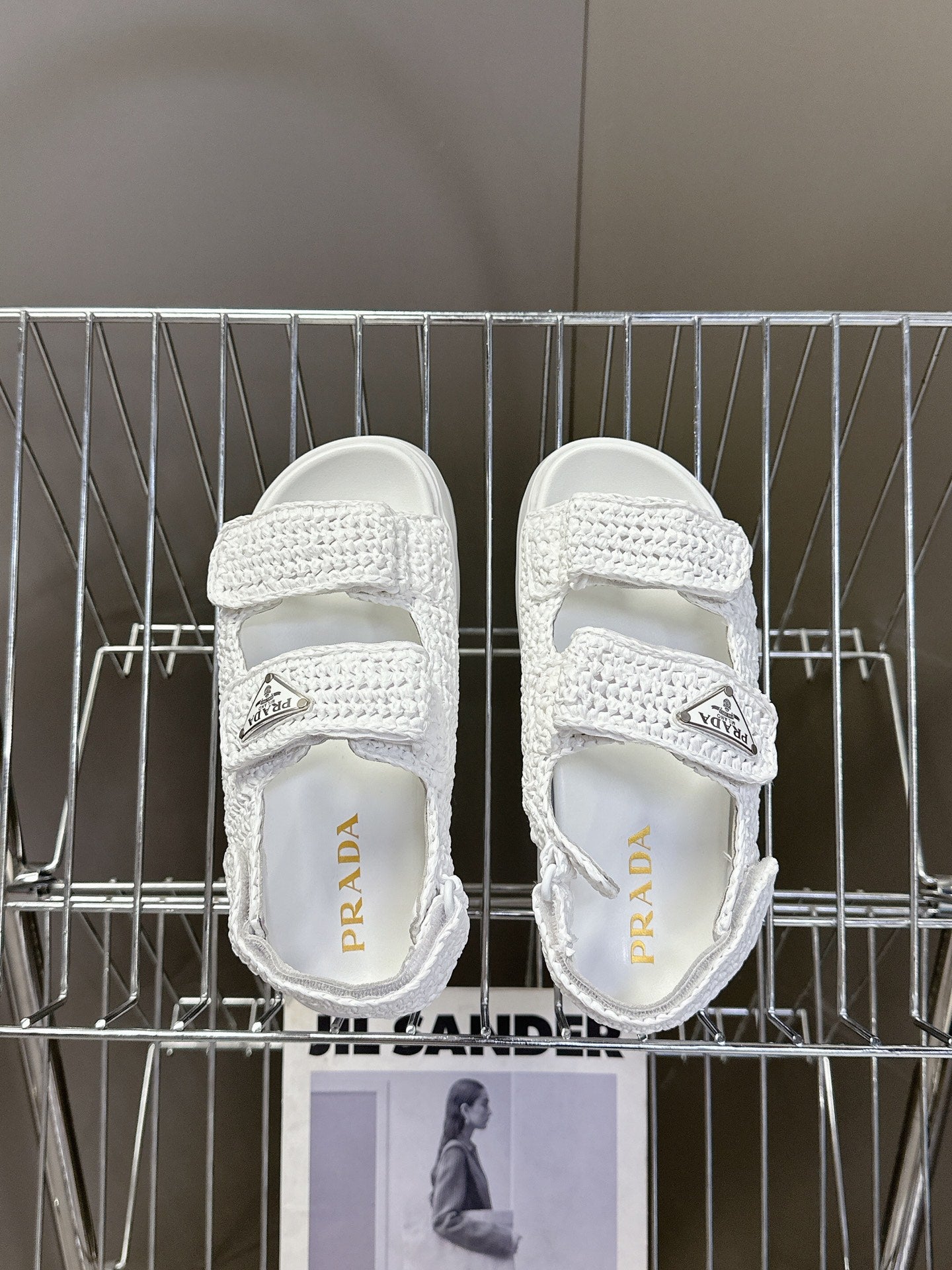 Prada Timeless Elegance Thong Sandals